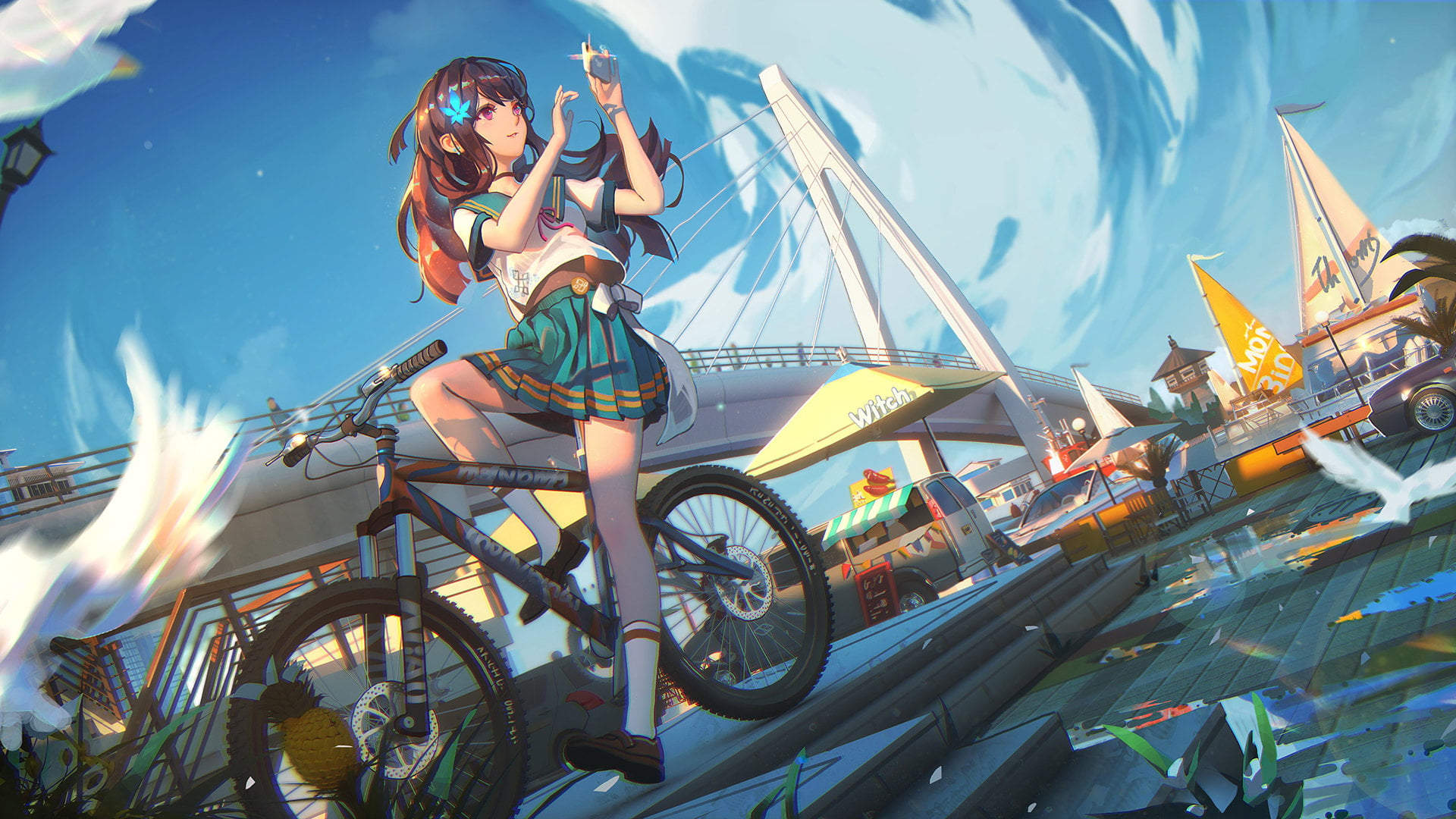 anime girls, artwork, 1080P, T5, HD Wallpaper