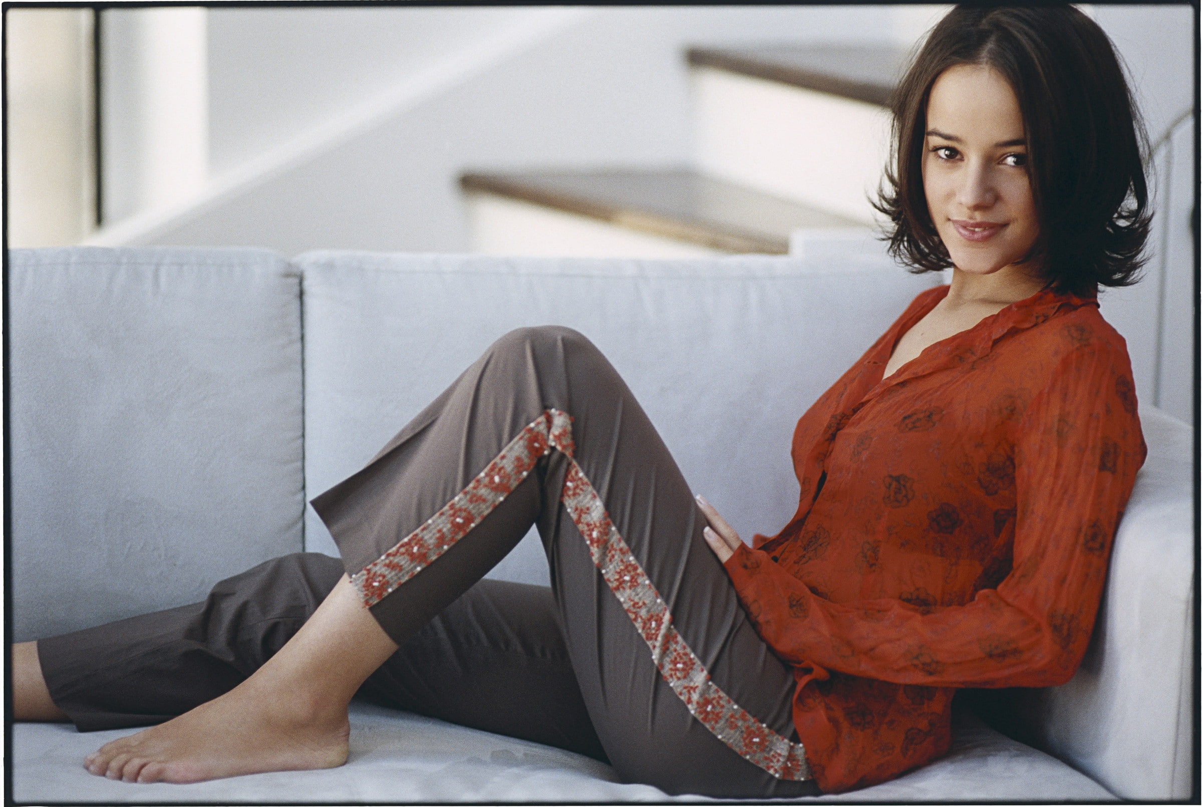 x, 1080P, feet, art, Alizee, hd, barefoot, people, HD Wallpaper