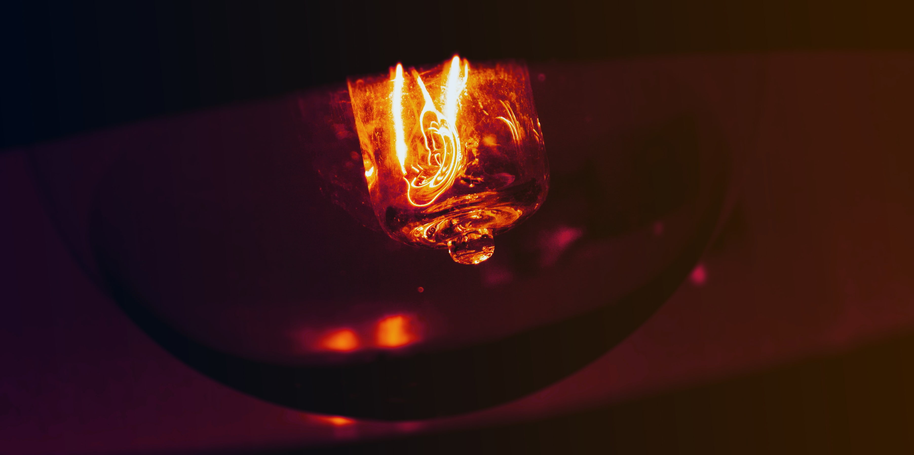 nature, flame, fire, red, close-up, glowing, heat - temperature, black background, copy space, amateur, 2K, light bulb, lighting equipment, light - natural phenomenon, HD Wallpaper