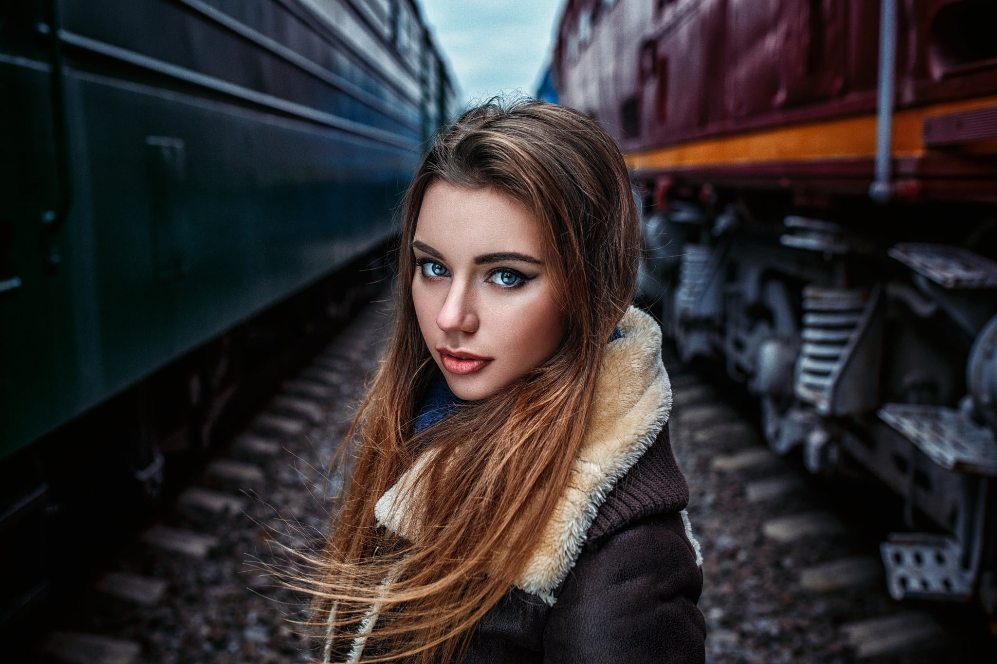 portrait, girl, Daria Kodaneva, photographer, 1080P, look, Hakan Erenler, HD Wallpaper