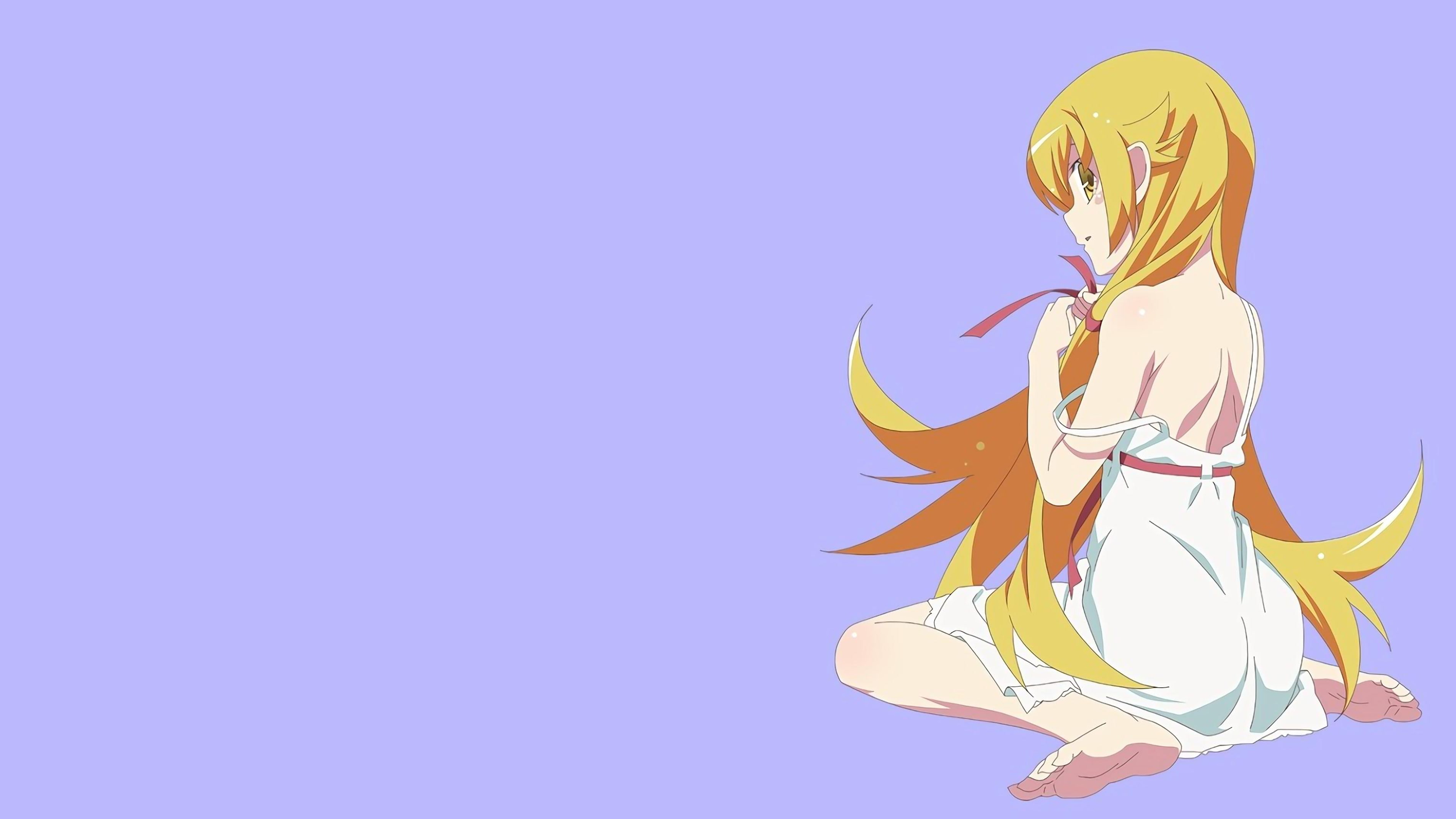 Monogatari Series, male likeness, blonde, no people, outdoors, blue, low angle view, Oshino Shinobu, anime girls, human representation, sculpture, creativity, HD Wallpaper