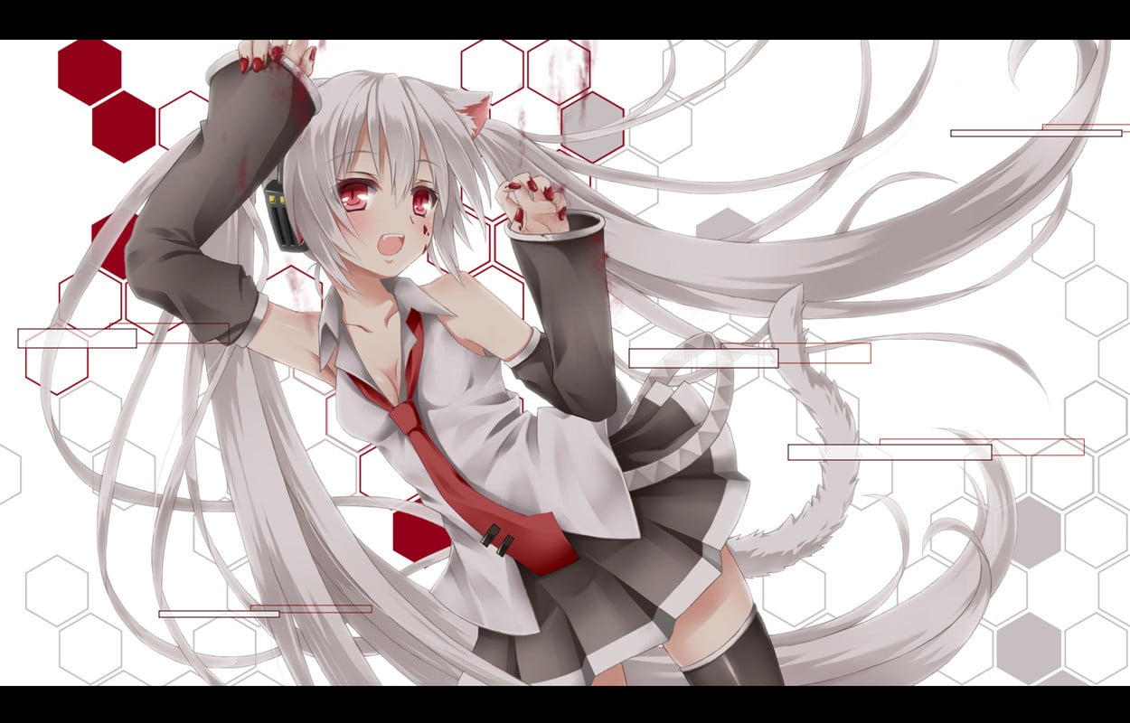 females, studio shot, beautiful woman, nature, hairstyle, anime girls, lifestyles, nekomimi, digital composite, high heels, auto post production filter, HD Wallpaper
