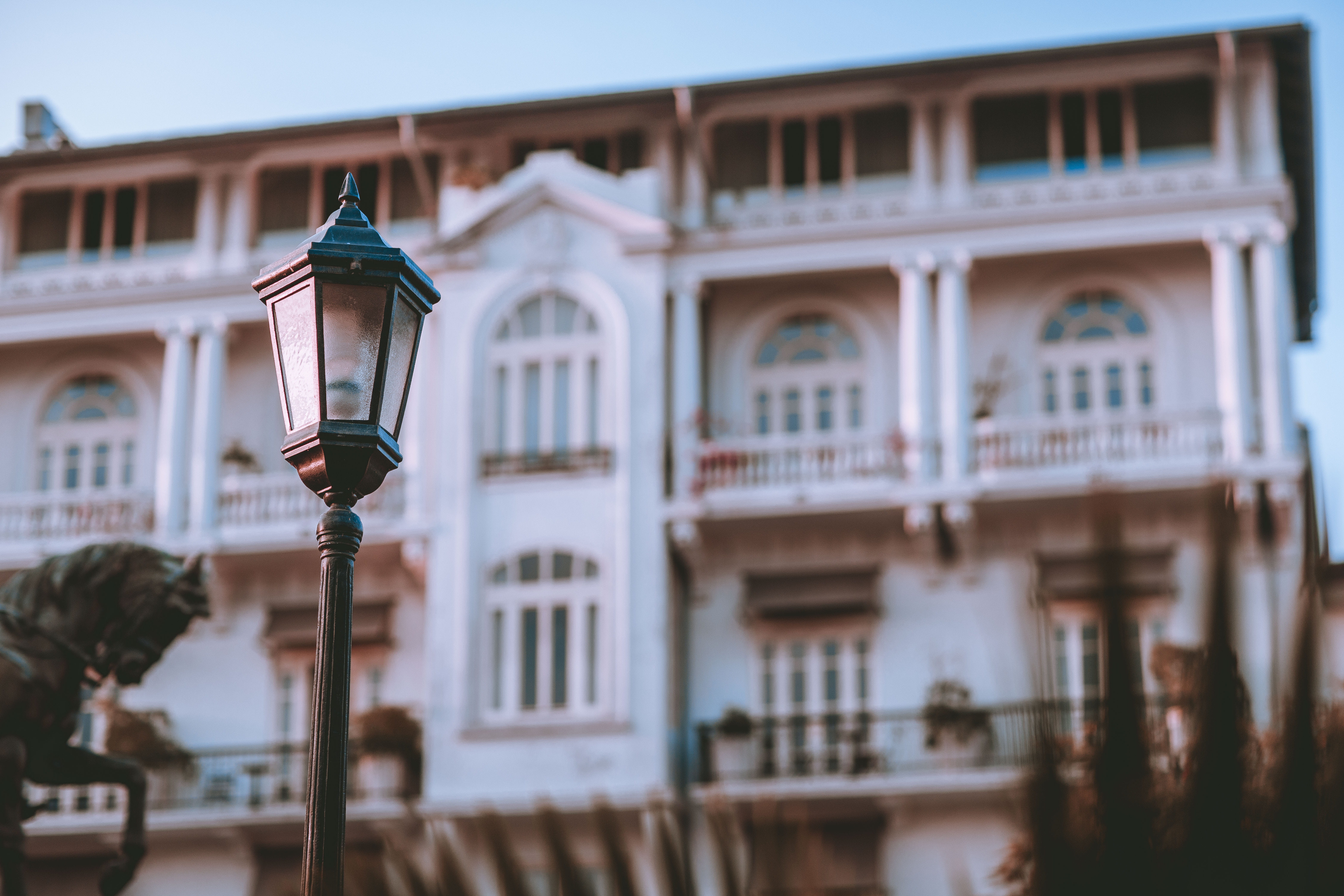 residential district, architecture, lampshade, focus, window, banister, tire, building exterior, nature, shutter, curtain, outdoors, lighting equipment, HD Wallpaper