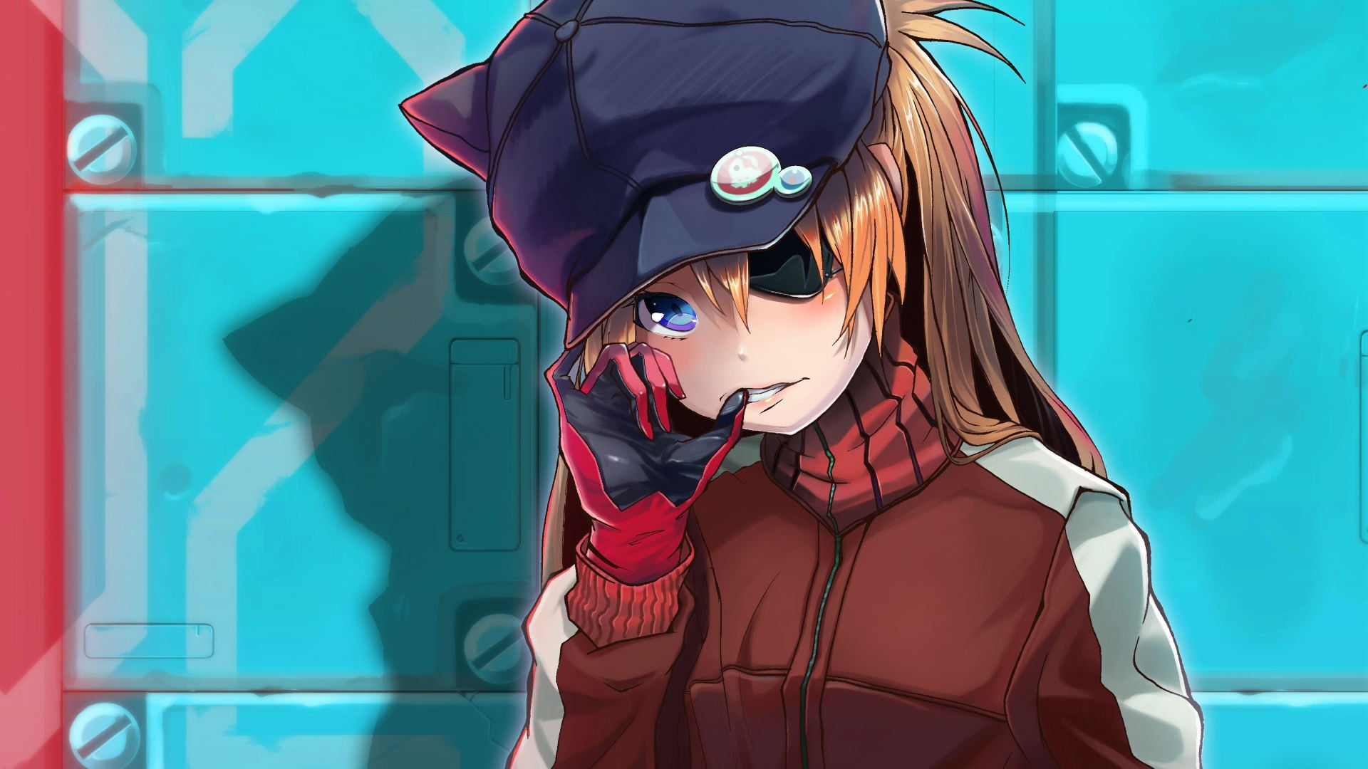 sweater, child, leisure activity, art and craft, indoors, Asuka Langley Shikinami, redhead, innocence, Asuka Langley Soryu, girls, lifestyles, anime girls, HD Wallpaper