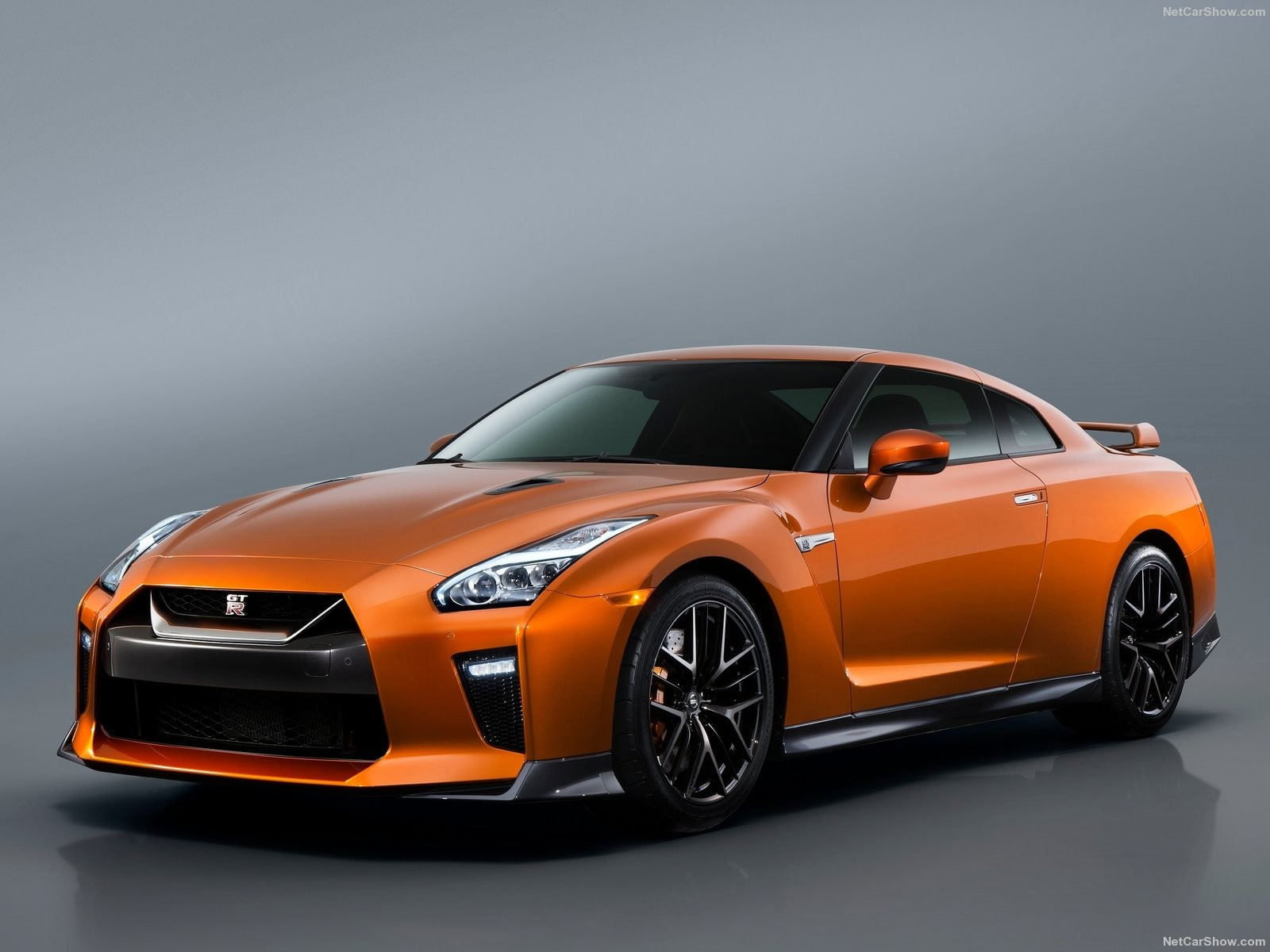 Nissan, vehicle, car, 2017 (Year), 720P, orange cars, Nissan GT-R, Nissan GT-R 2017, HD Wallpaper