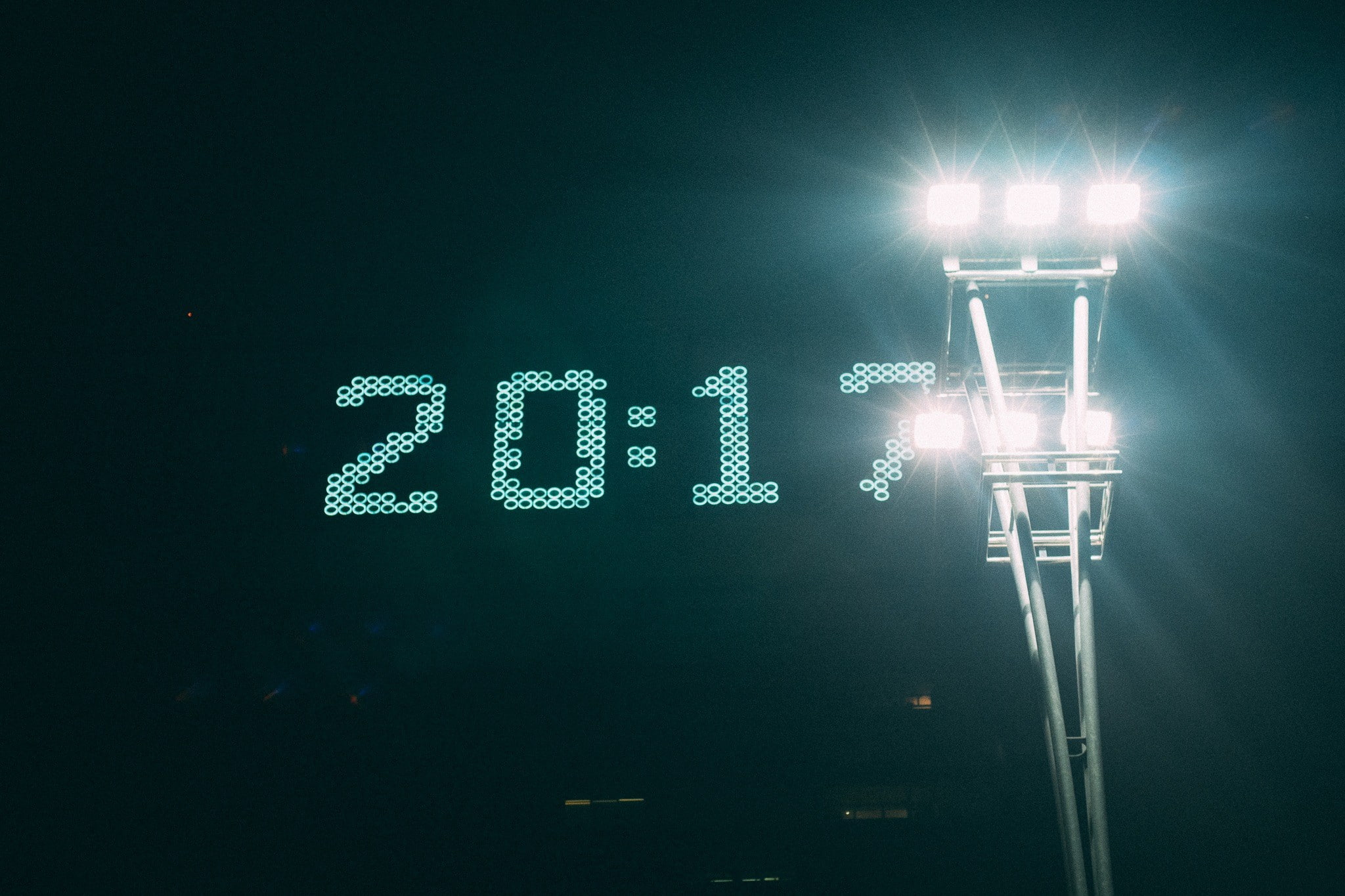 2017 (Year), sign, text, street, communication, night, street light, outdoors, city, no people, lighting equipment, light - natural phenomenon, western script, HD Wallpaper