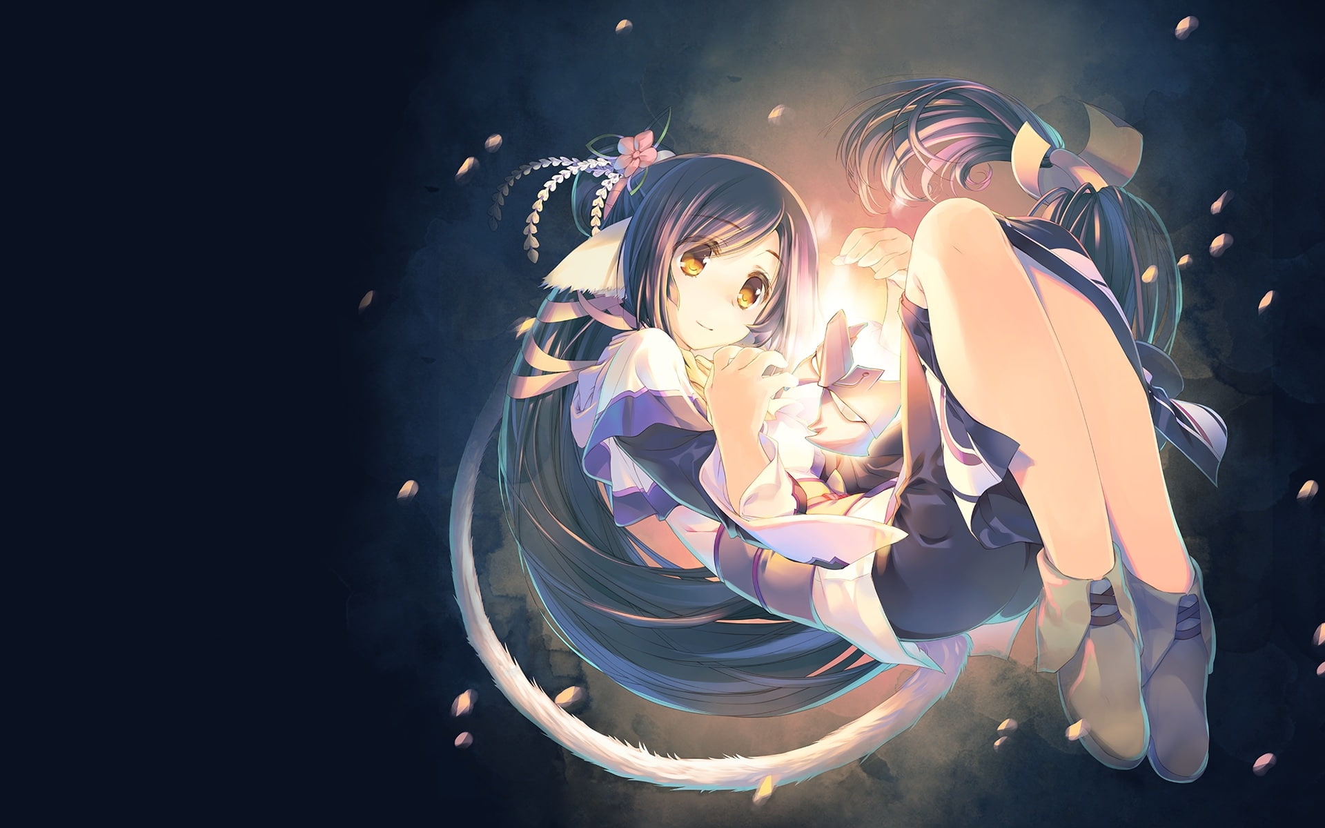 1080P, lighting equipment, outdoors, utawarerumono: itsuwari no kamen, amusement park ride, stage, stage - performance space, lifestyles, Anime, performance, HD Wallpaper