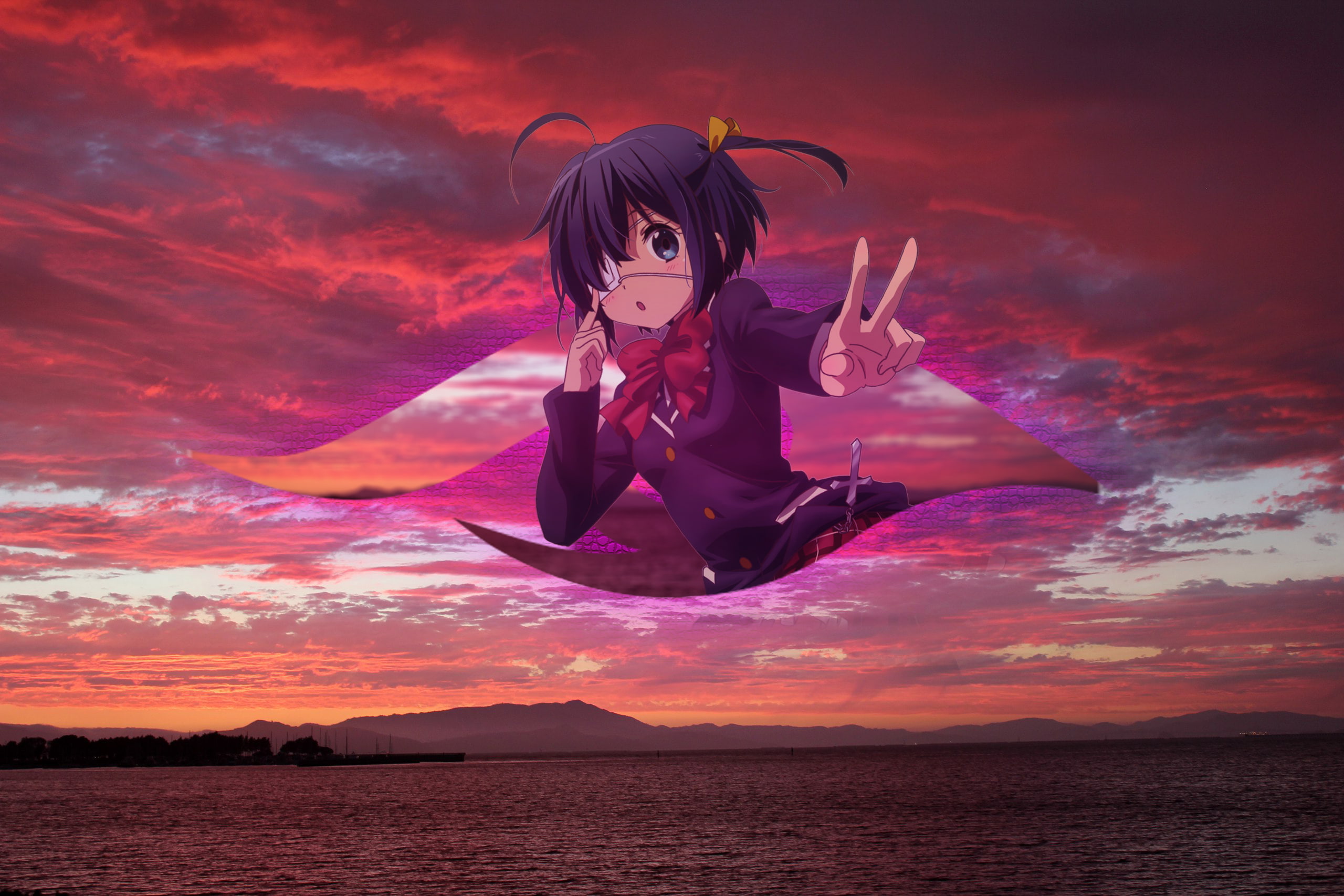 Chuunibyou demo Koi ga Shitai!, anime, 2K, HD Wallpaper