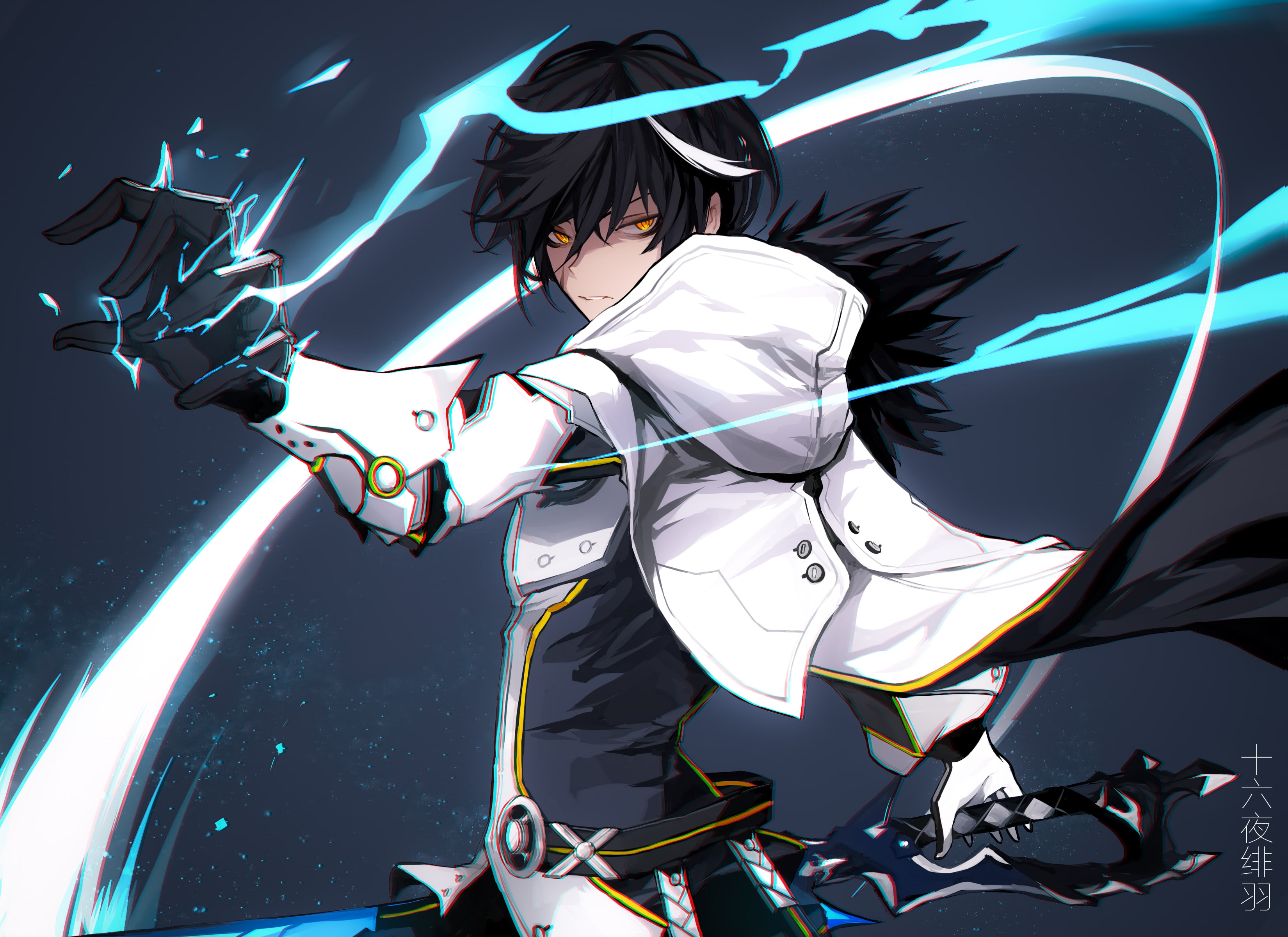 one person, anime games, outdoors, women, black hair, raven, magic, fashion, real people, young adult, arts culture and entertainment, creativity, day, HD Wallpaper