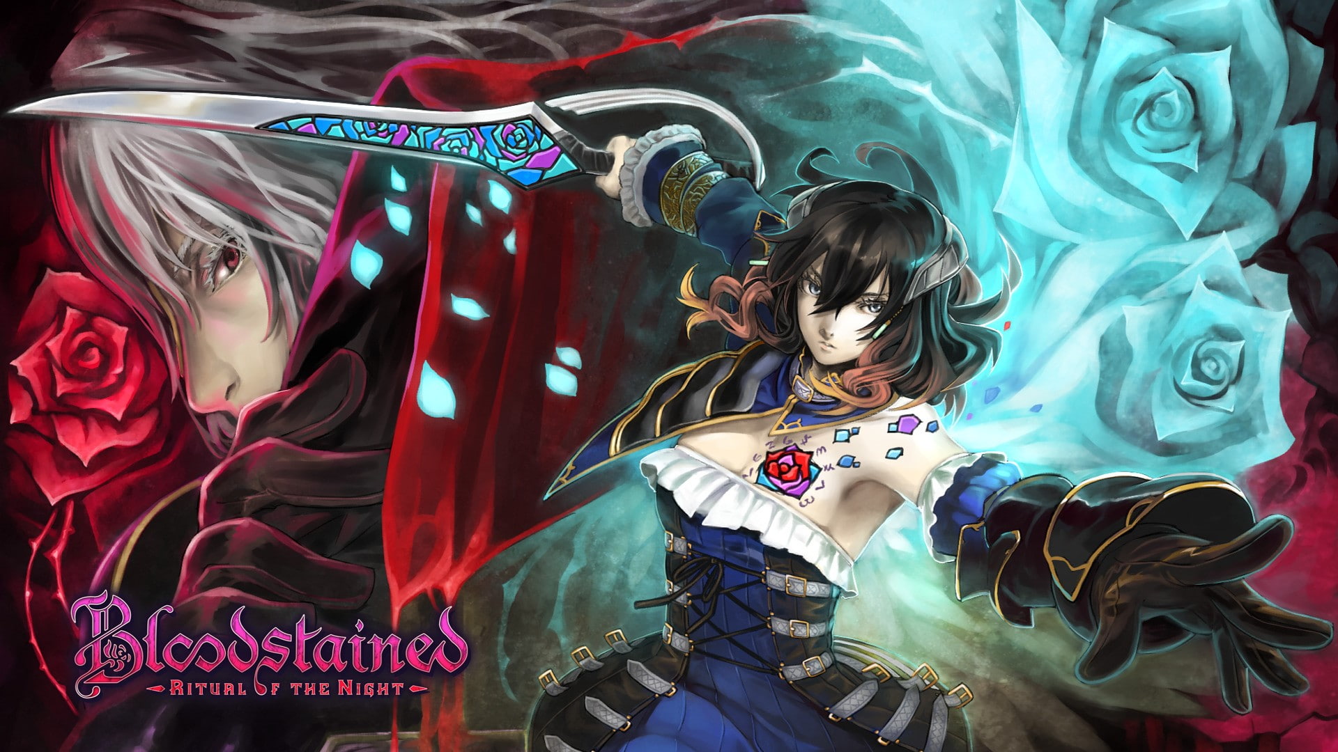 1080P, video games bloodstained ritual of the night miriam bloodstained stained glass, HD Wallpaper