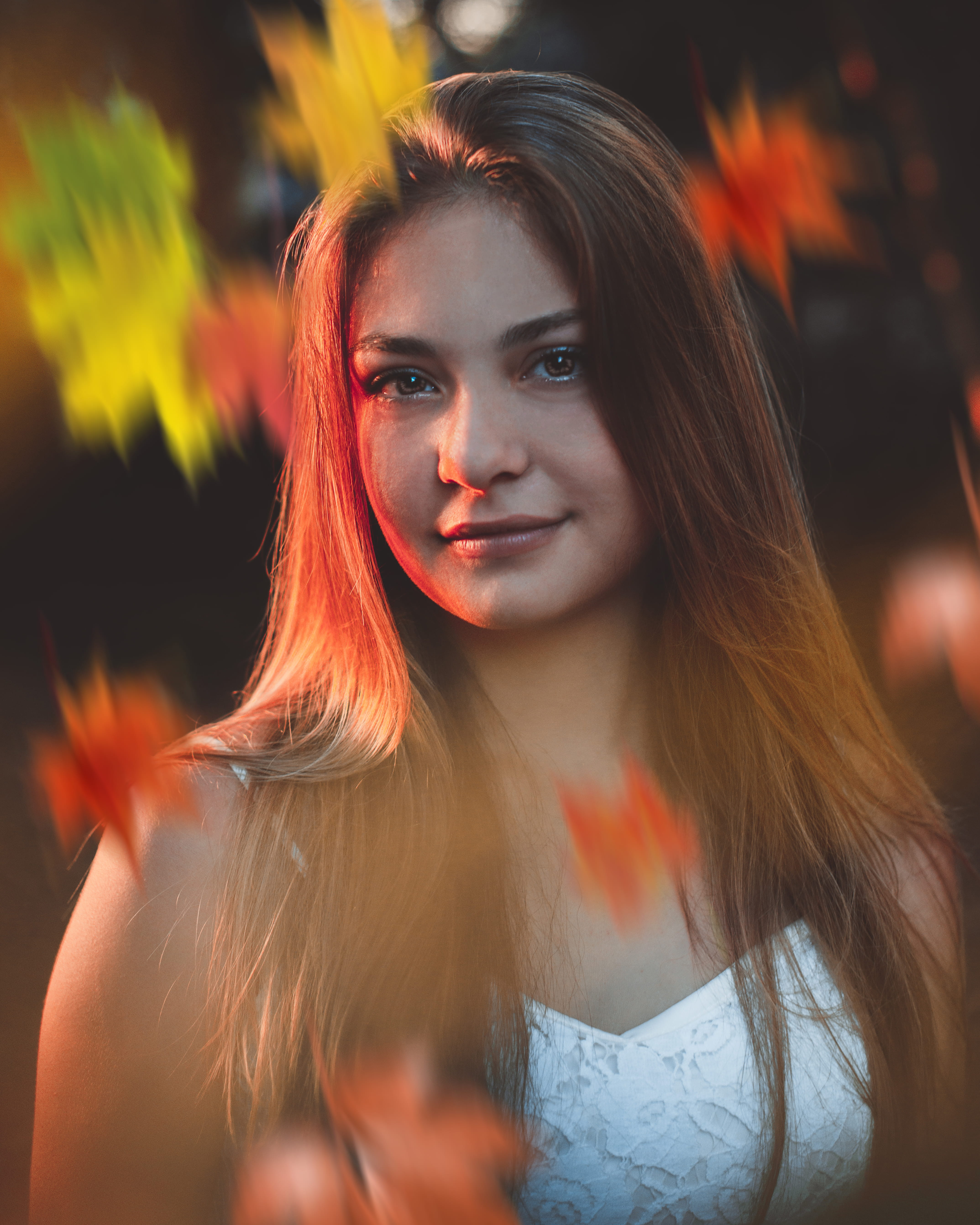 one person, adult, eyes, long hair, attractive, model, young women, blur, smile, beautiful woman, depth of field, photography, women, portrait, leisure activity, Phone HD Wallpaper