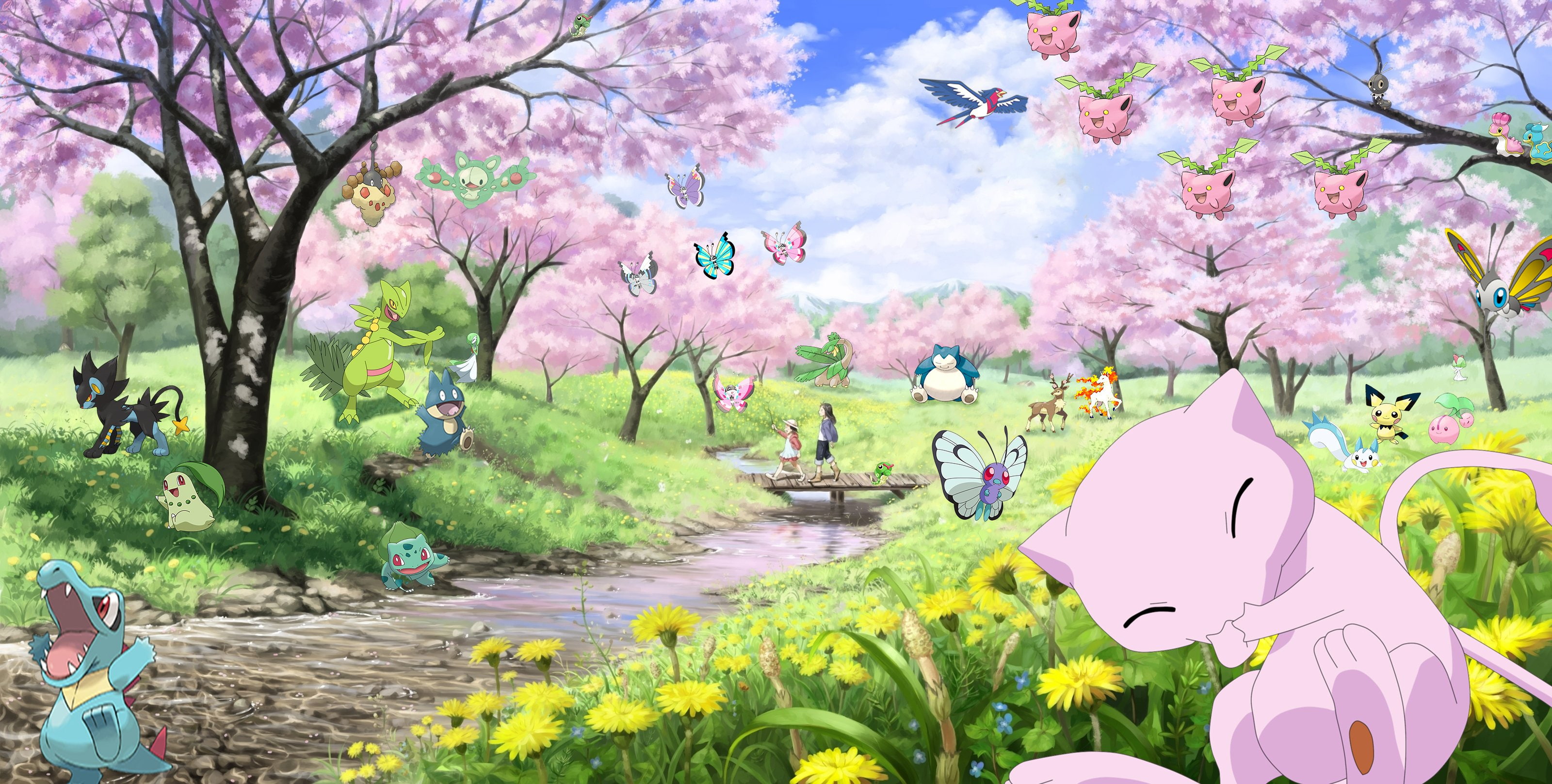 fantastic, 2K, cute, nature, pokemon.world, pink, tagme, HD Wallpaper