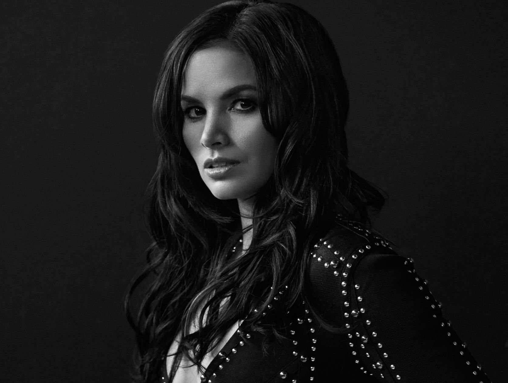 Actresses, Actress, 720P, Monochrome, Black and White, Katrina Law, HD Wallpaper