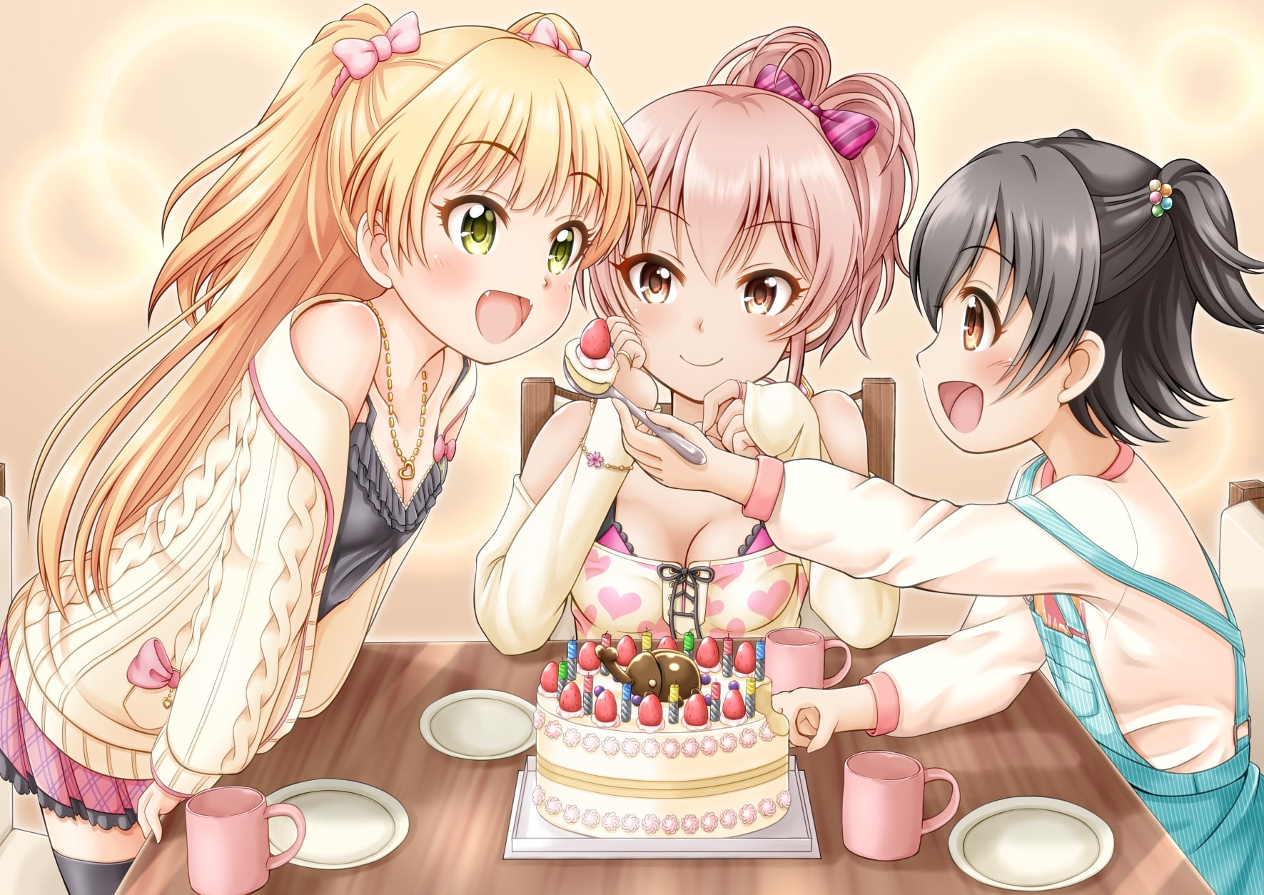 rika, 247554, idolmaster, girls, regular, mika, cinderella, loli, com, jougasaki, akagi, konachan, 720P, miria, mow, HD Wallpaper