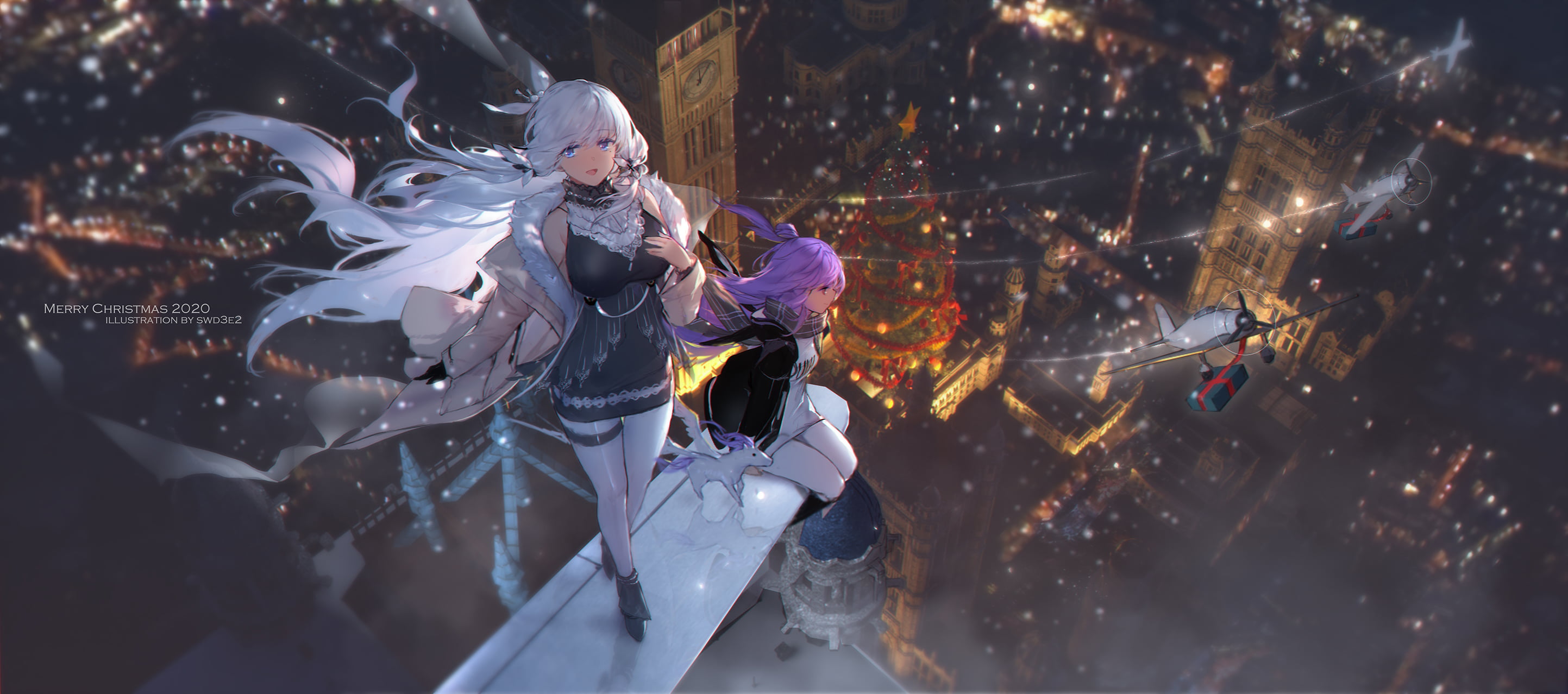 Azur Lane, Unicorn (Azur Lane), Illustrious (Azur Lane), 2K, HD Wallpaper