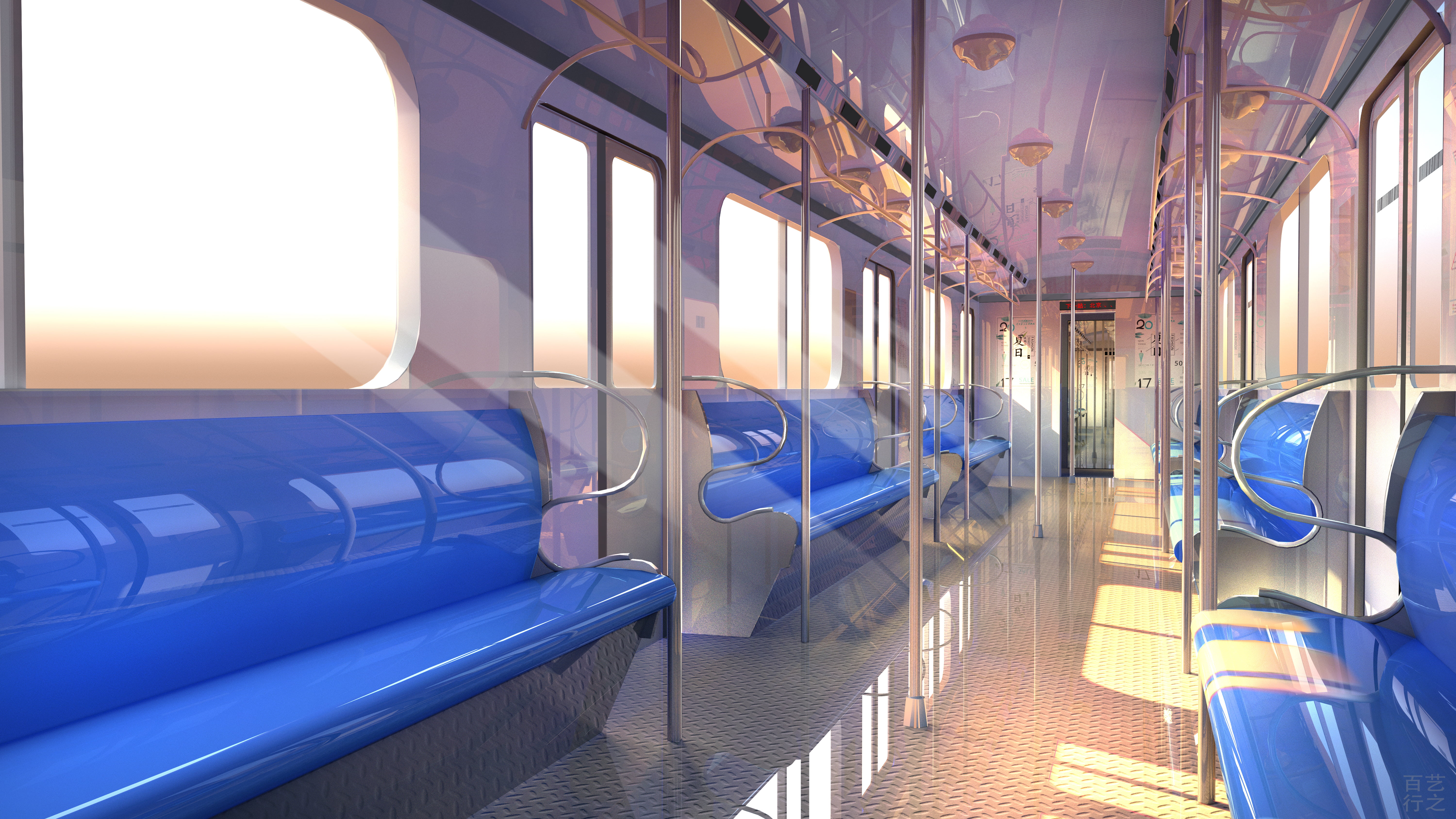 Train, Anime, Original, 5K, HD Wallpaper