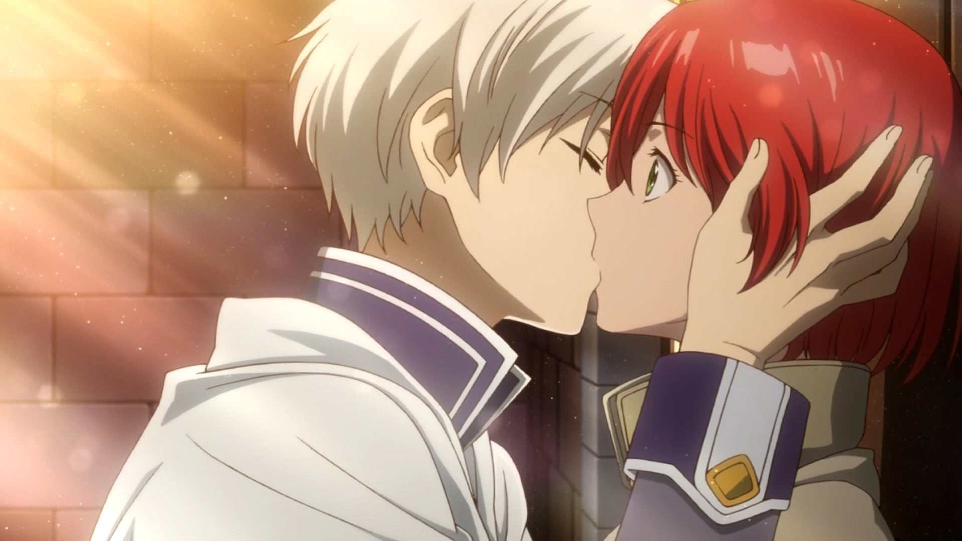 helmet, sunlight, no people, day, security, indoors, Shirayuki, kissing, headwear, anime, pattern, human representation, white color, red, large group of objects, HD Wallpaper