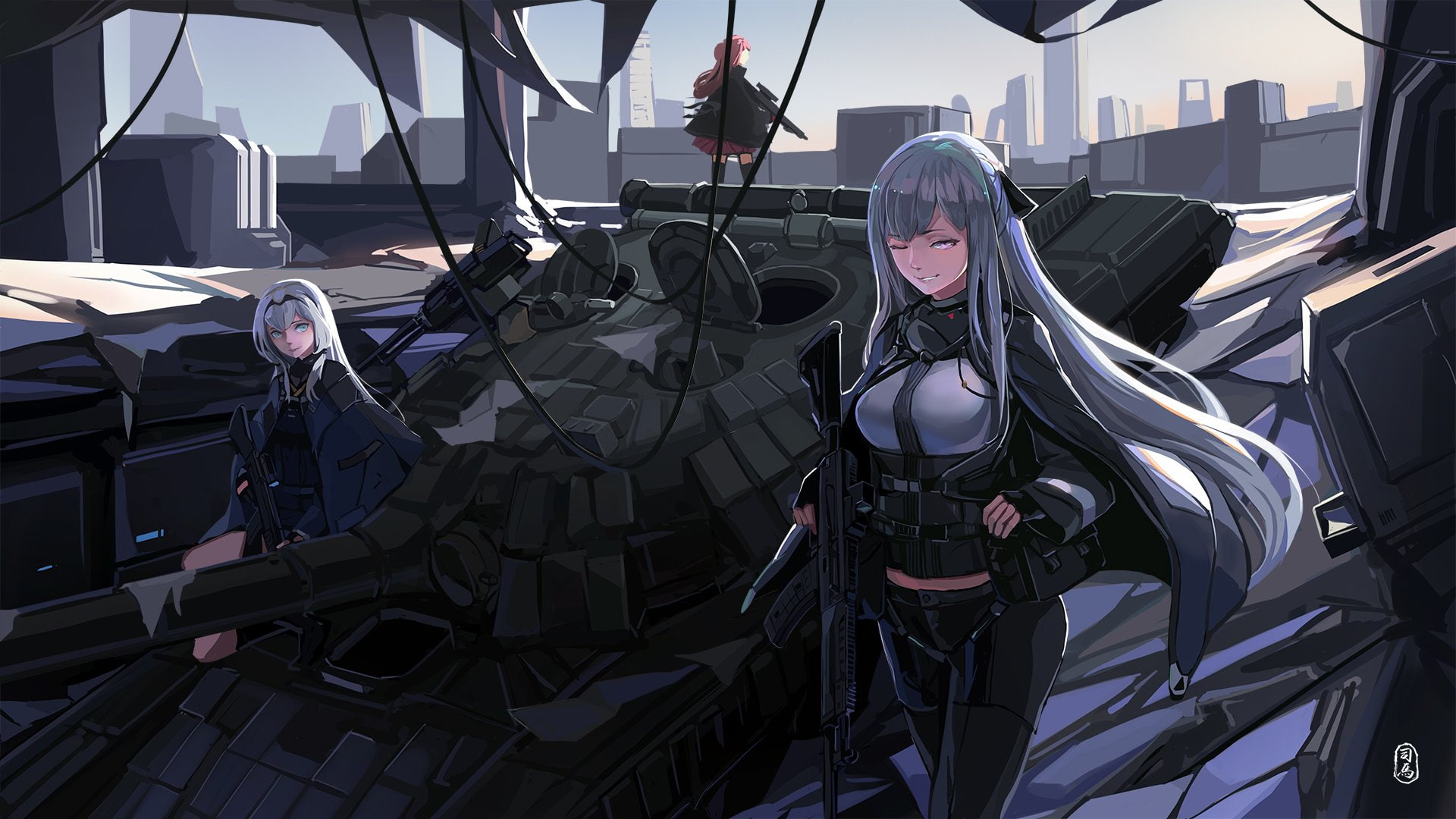 1080P, AR15 (Girls Frontline), Girls Frontline, AN-94 (Girls Frontline), Video Game, AK-12 (Girls Frontline), HD Wallpaper