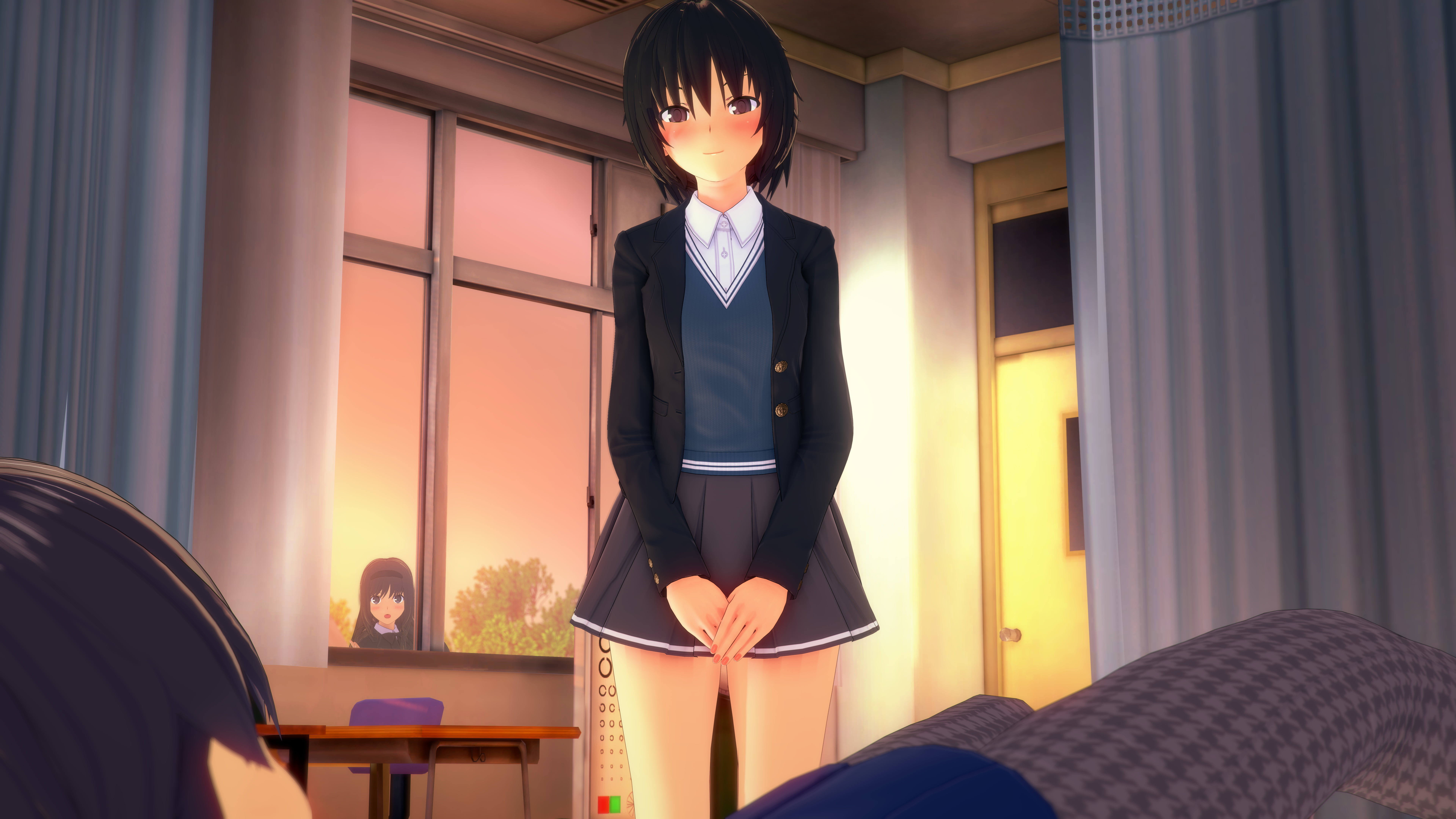 Amagami, 8K, Haruka Morishima, Ai Nanasaki, Junichi Tachibana, Anime, HD Wallpaper