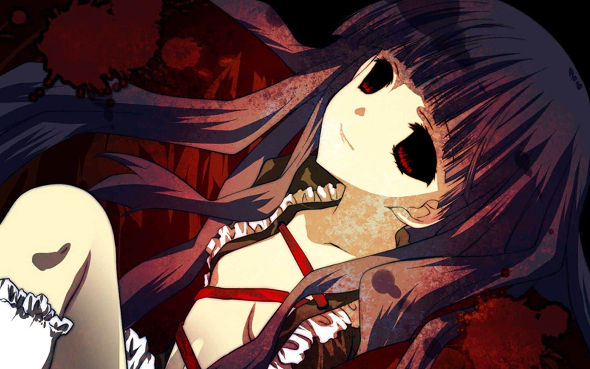 mode of transportation, land vehicle, Shiki, anime girls, Kirishiki Sunako, red, close-up, abstract, full frame, representation, creativity, nature, art and craft, HD Wallpaper