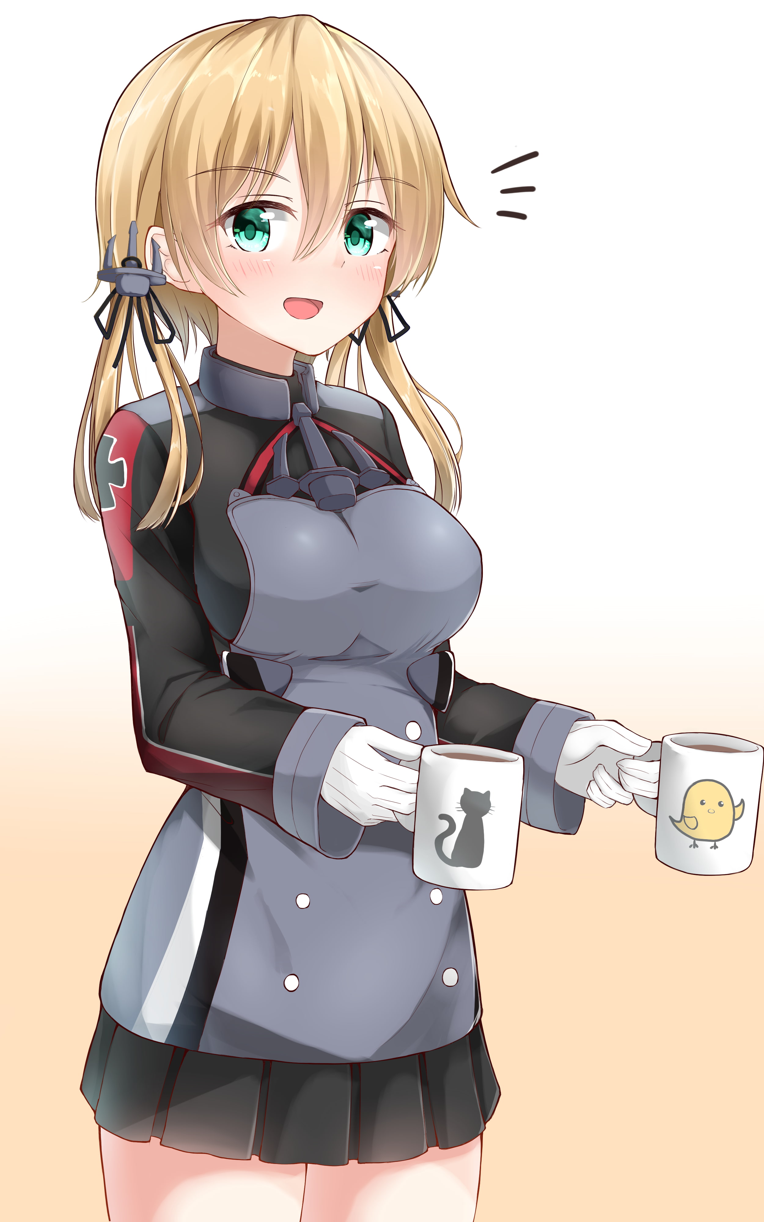 emotion, Kantai Collection, human representation, Prinz Eugen (KanColle), representation, child, 4K, skirt, doll, females, technology, green eyes, toy, Phone HD Wallpaper