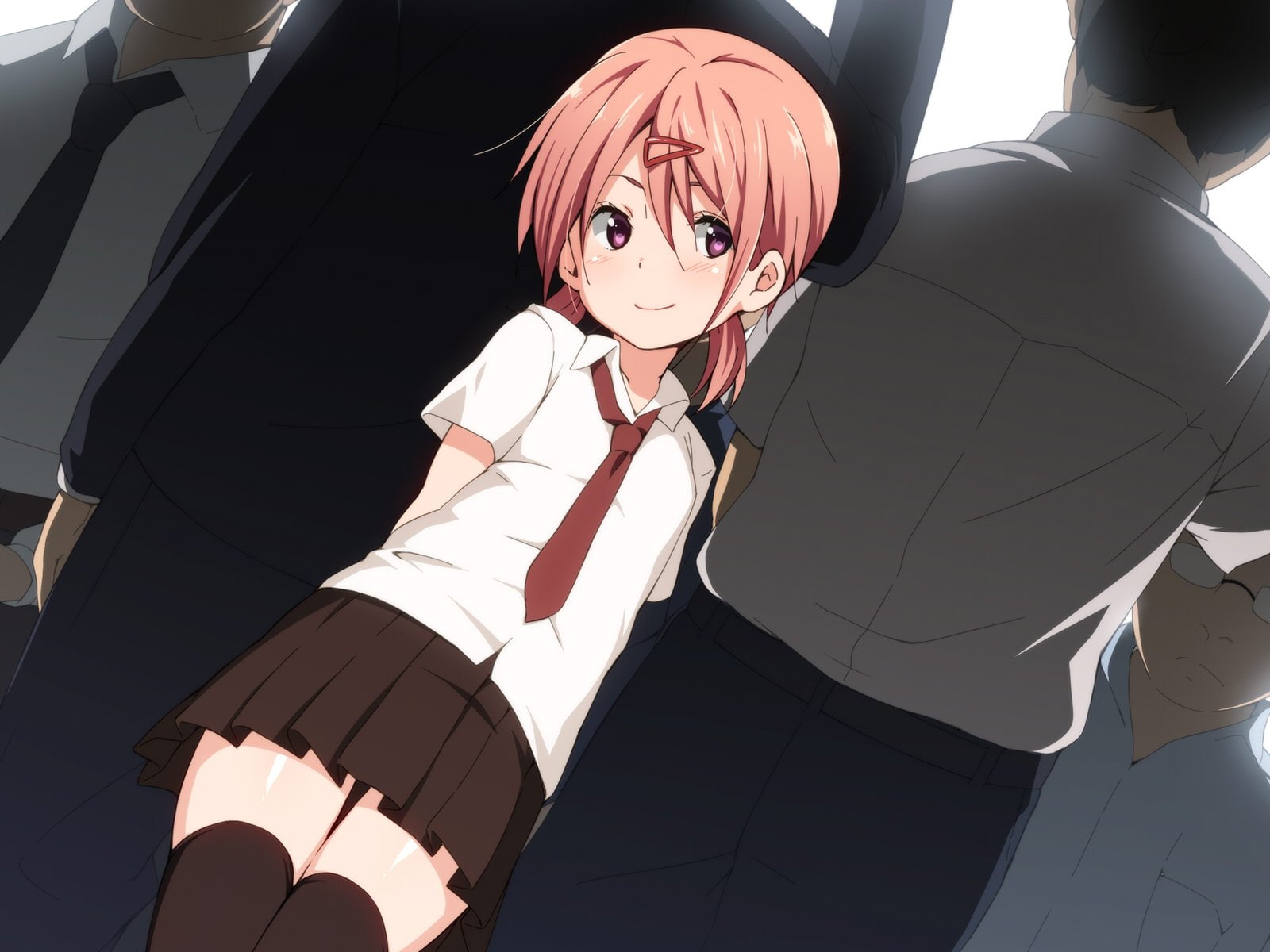 hinamizawa, trap, 720P, thighhighs, (hina-sawa), game, seifuku, all, male, blush, HD Wallpaper