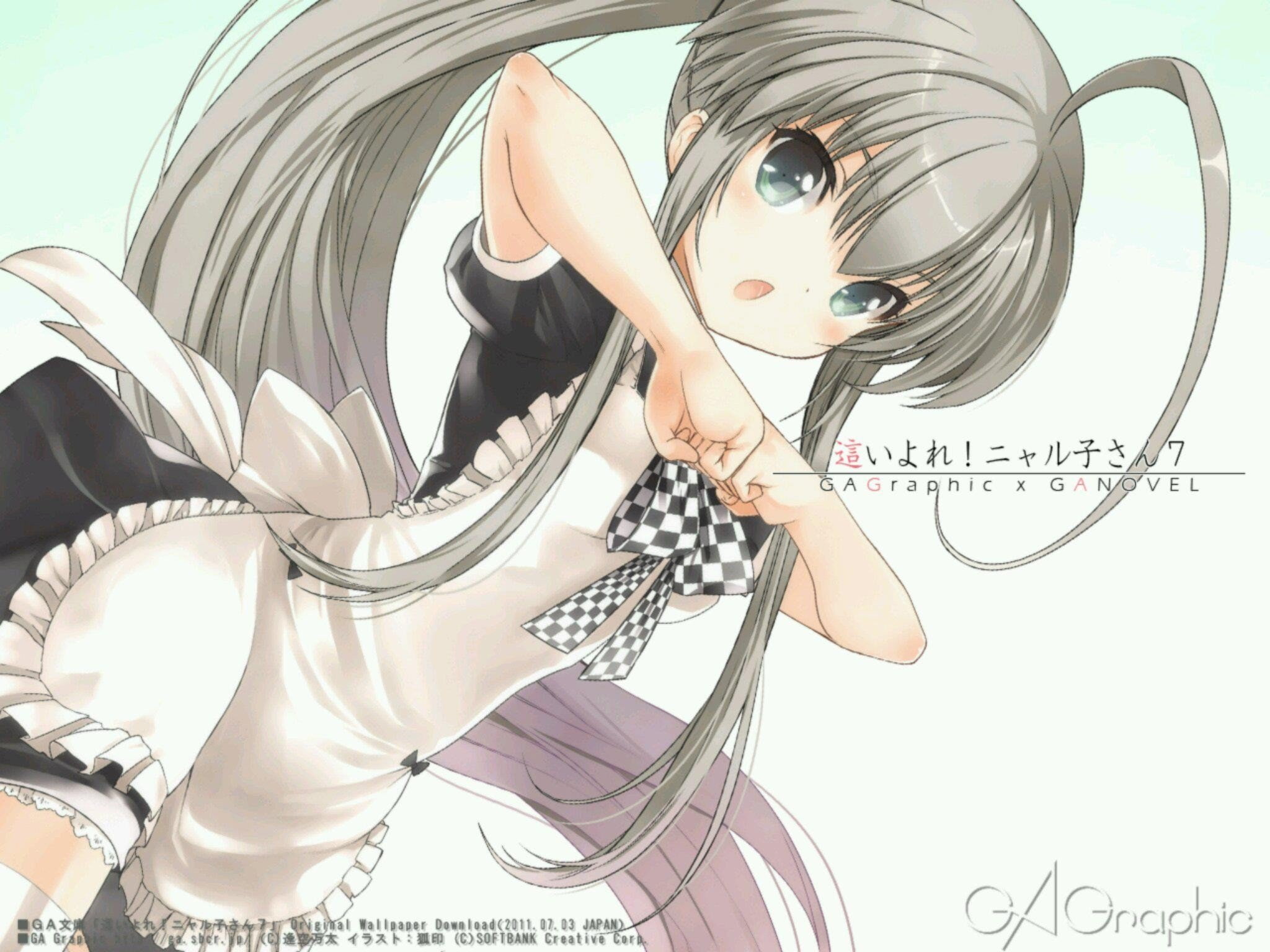 haiyore, nyaruko san, simple, girls, nyaruko, background, 1080P, anime, HD Wallpaper