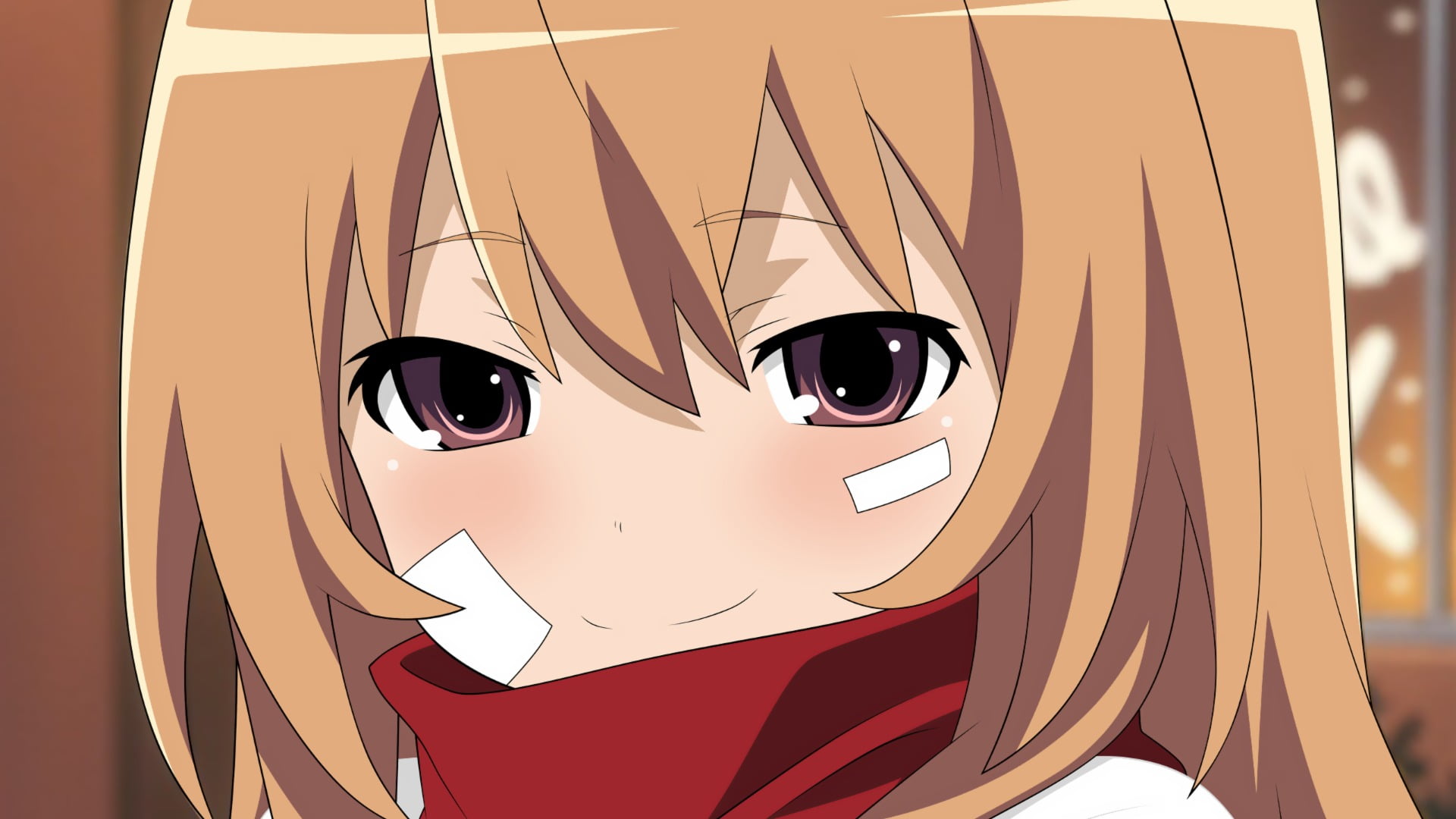 focus on foreground, toy, 1080P, indoors, Toradora!, smiling, reflection, female likeness, no people, male likeness, representation, close-up, metal, black color, HD Wallpaper