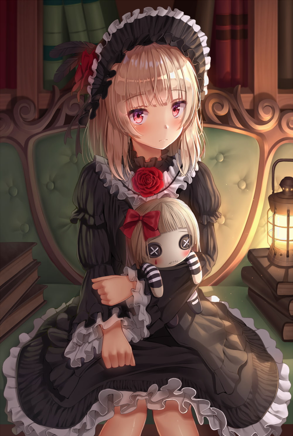 720P, art and craft, original characters, toy, beauty, representation, anime, close-up, child, arts culture and entertainment, front view, indoors, celebration, Phone HD Wallpaper