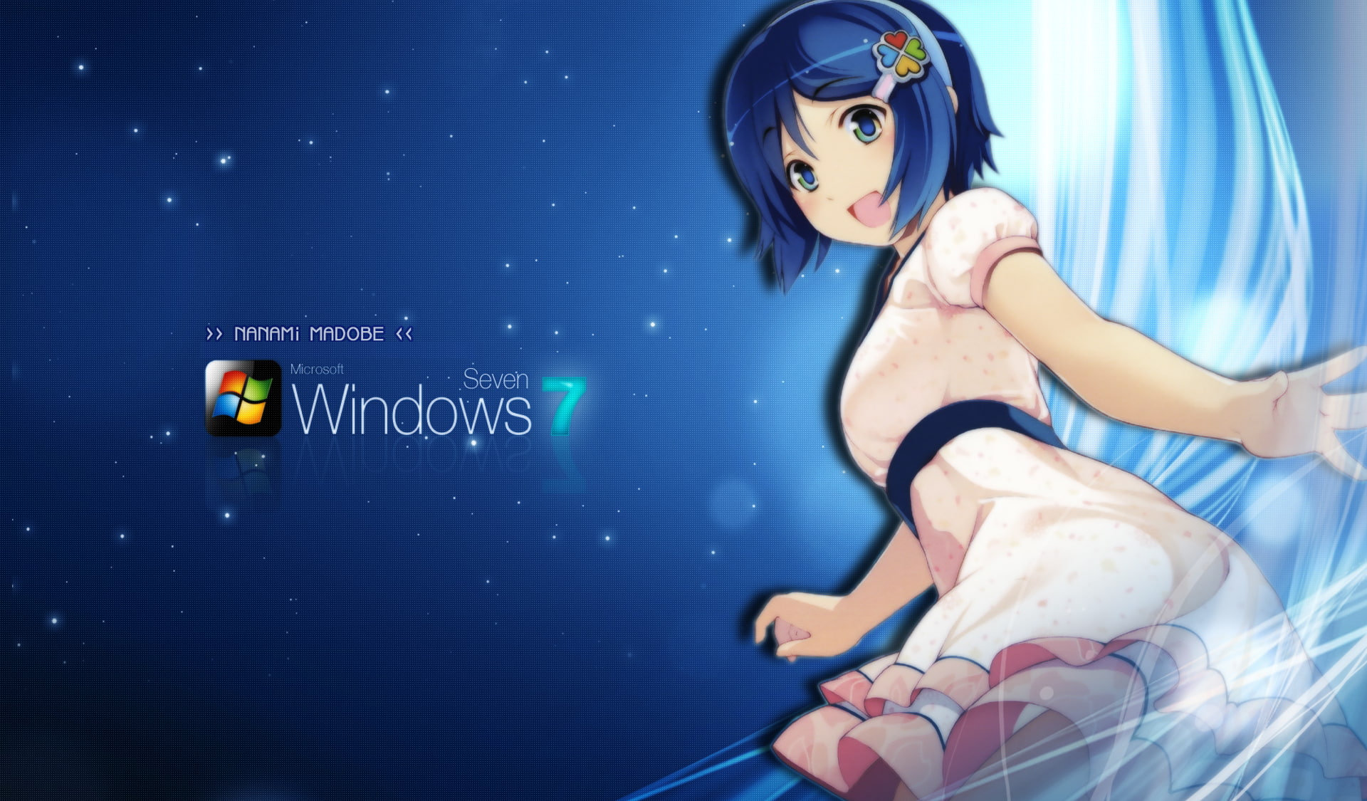 nanami, madobe, os tan, 1080P, windows, microsoft, HD Wallpaper