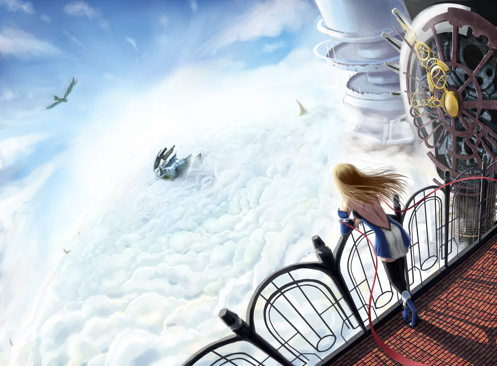 720P, hot, noel, anime, vermillion, Blazblue, Noel Vermillion, hd, x, art, HD Wallpaper
