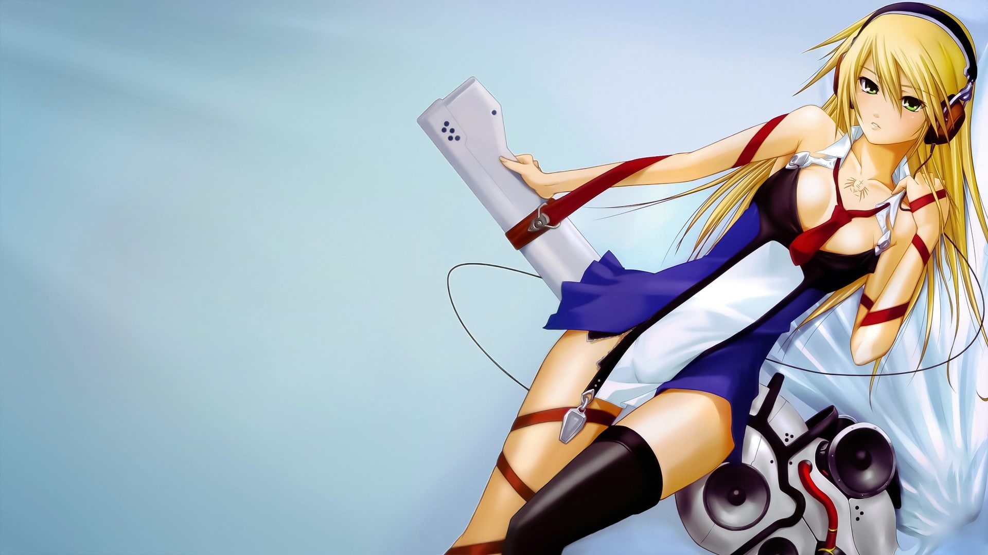 x, noel, Noel Vermillion, anime, art, Blazblue, hot, 1080P, vermillion, hd, HD Wallpaper