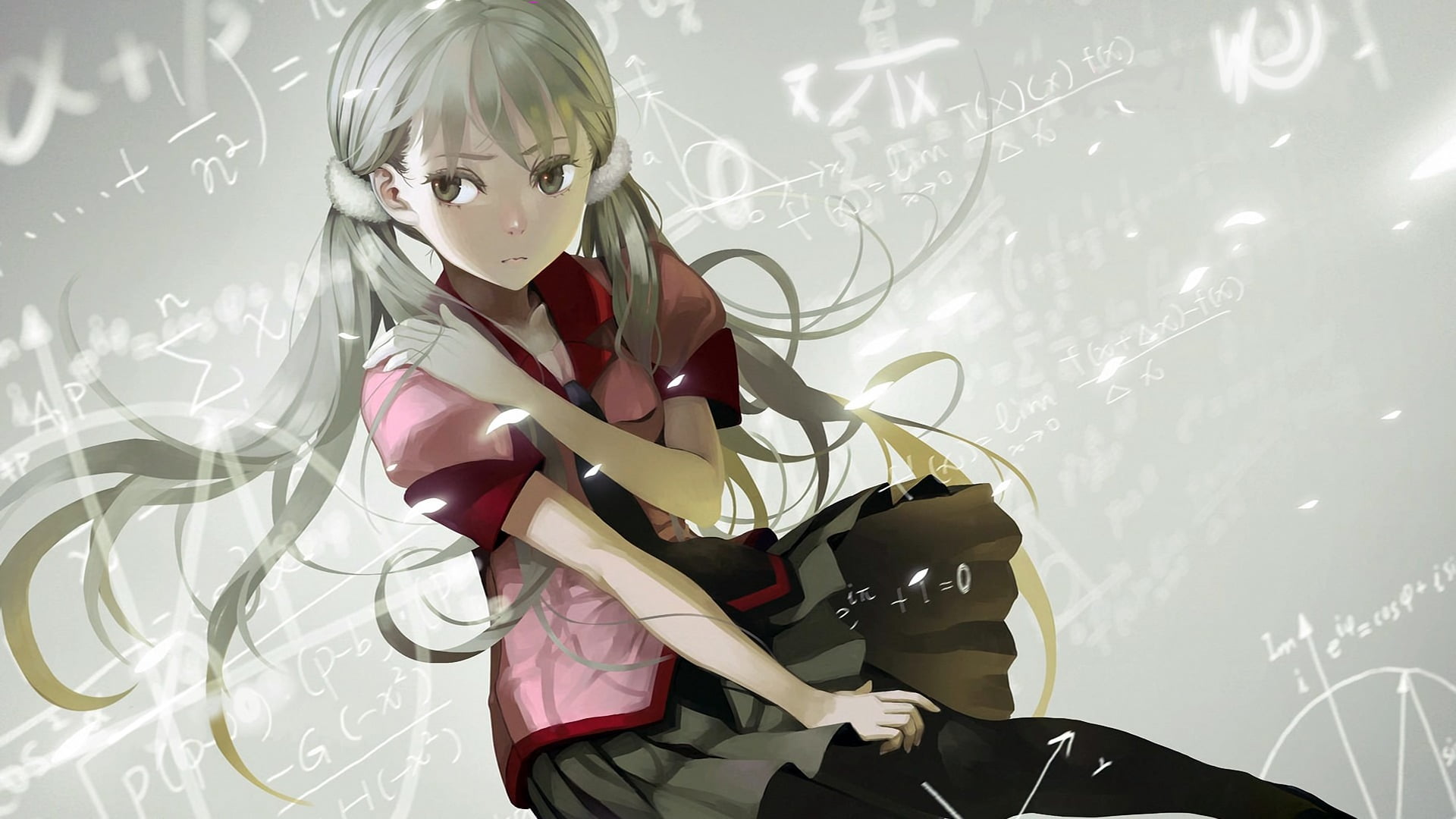 anime girls, cute, real people, 1080P, childhood, females, Sodachi Oikura, art and craft, nature, indoors, Monogatari Series, holding, costume, front view, HD Wallpaper