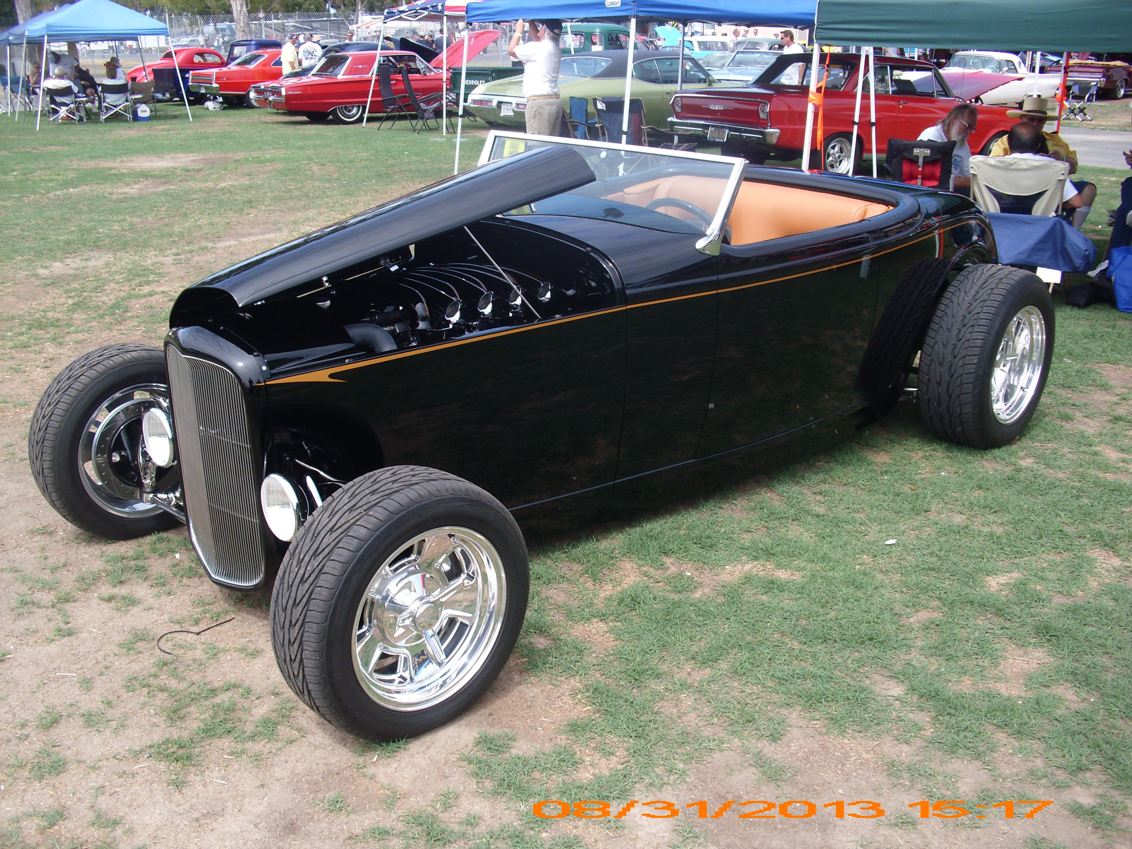 2K, ford, county, laborday, kool, orange, roadster, cruise, hotrod, HD Wallpaper