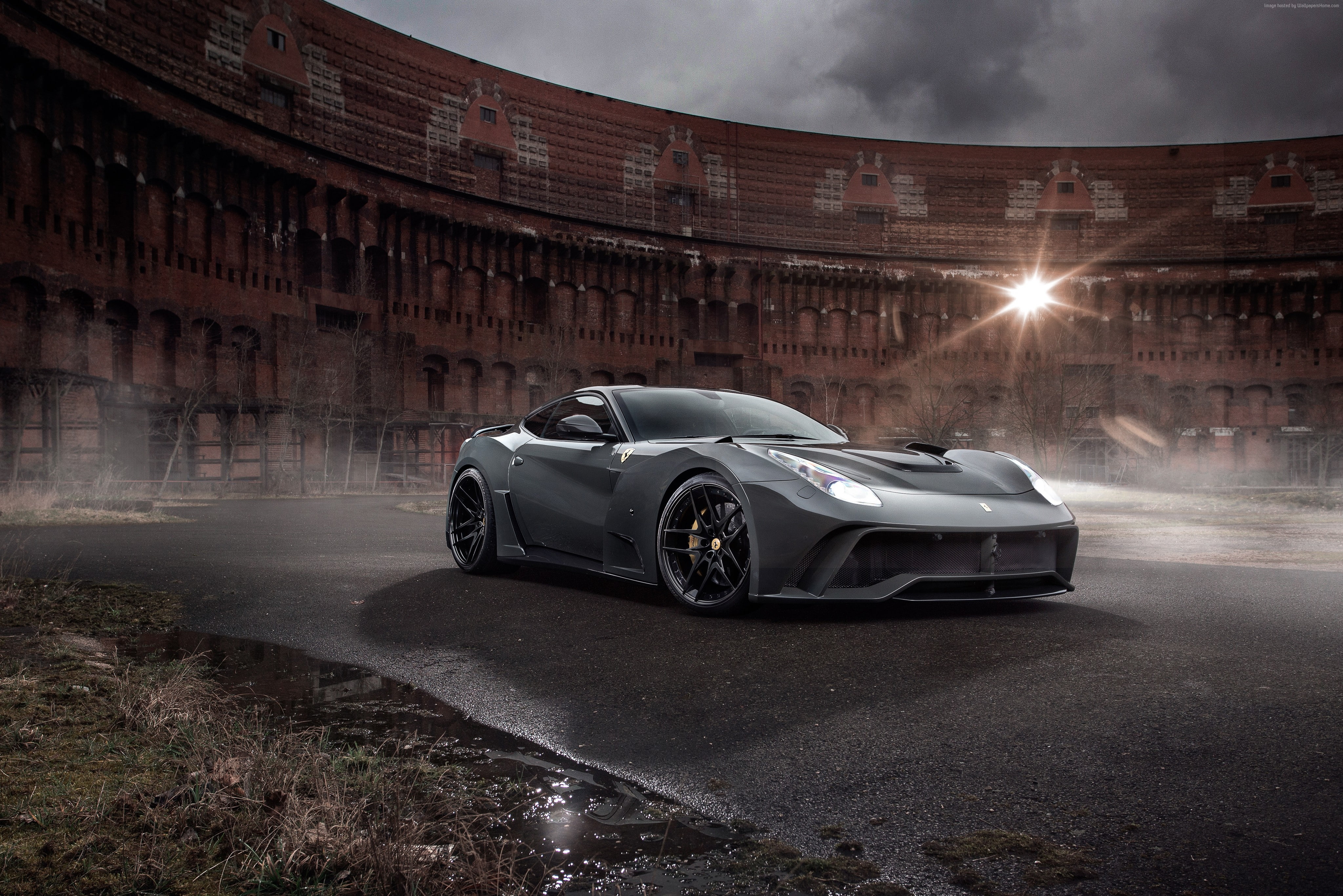 supercar, Novitec Rosso Ferrari F12 Berlinetta N-Largo S, 4K, sport cars, HD Wallpaper