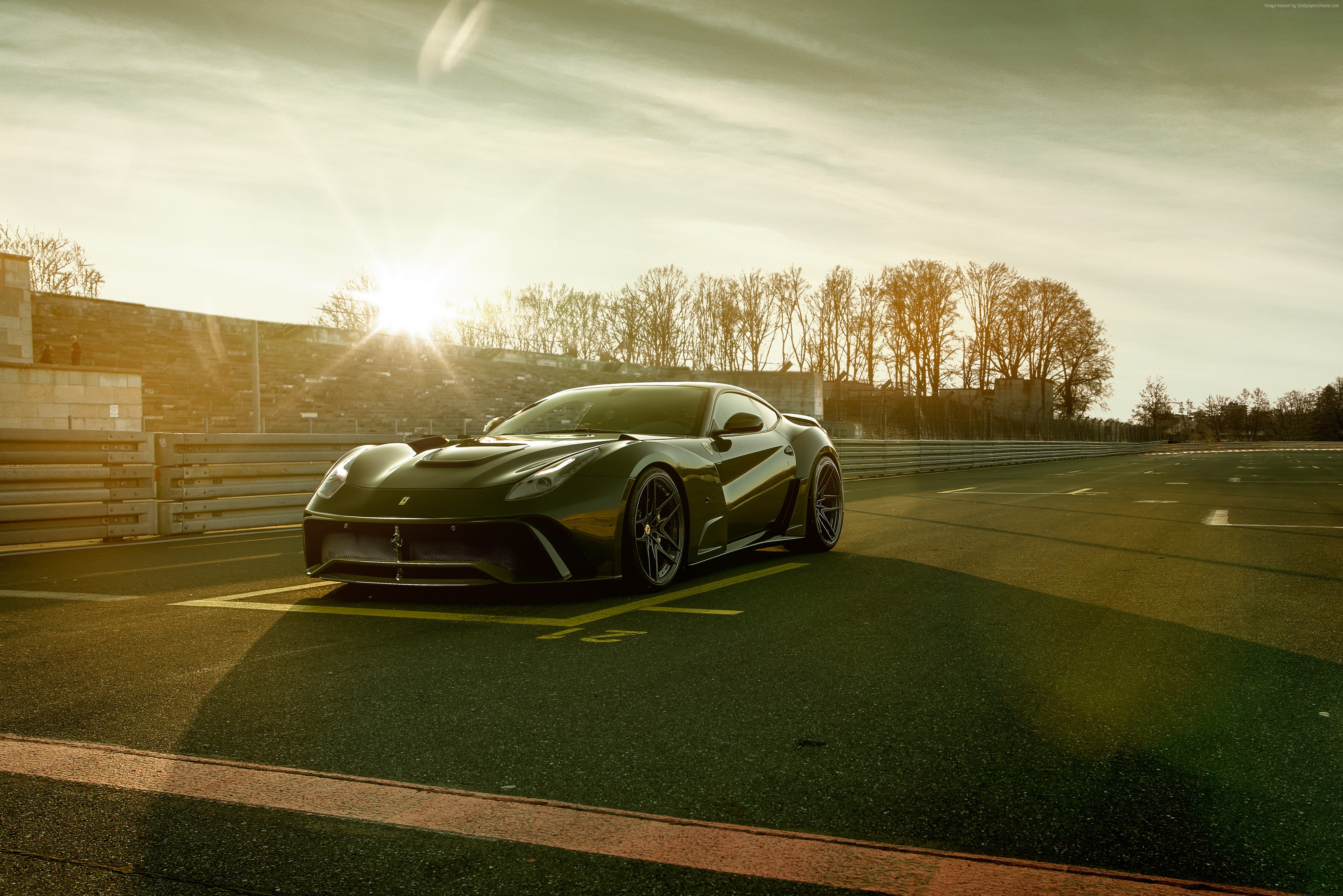 supercar, 4K, Novitec Rosso Ferrari F12 Berlinetta N-Largo S, sport cars, HD Wallpaper