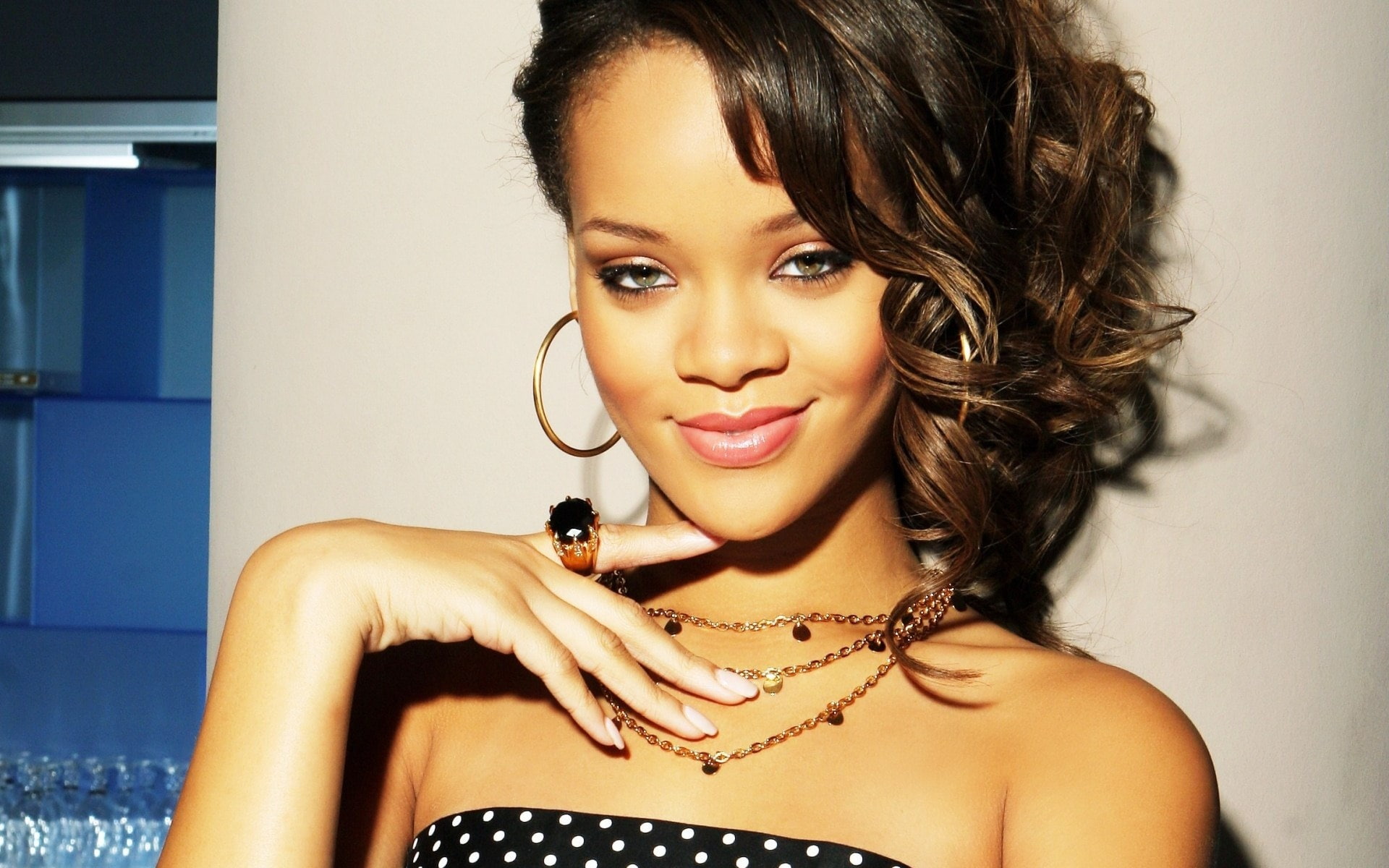 music, rihanna, 1080P, hd, HD Wallpaper
