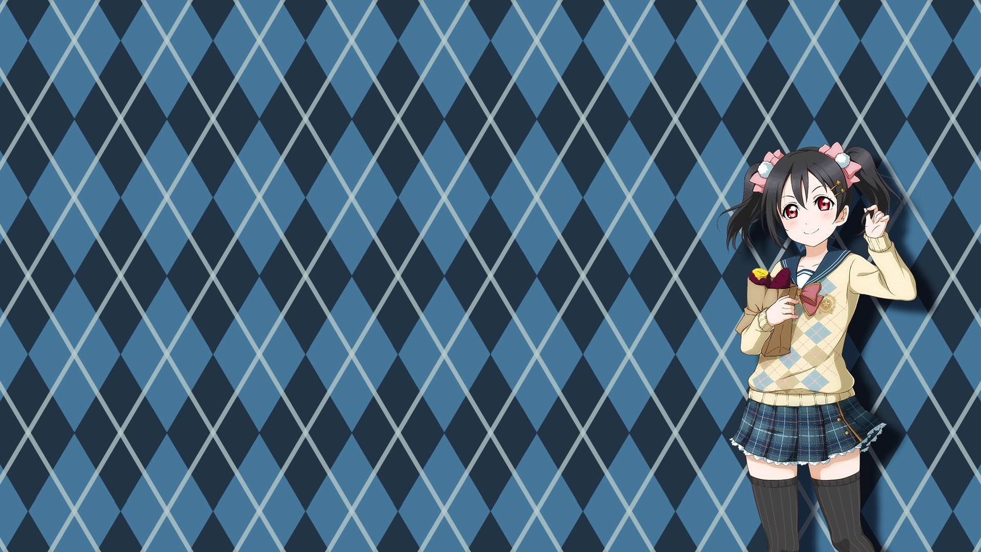 beautiful woman, standing, three quarter length, wall - building feature, 1080P, women, Yazawa Nico, adult, young women, Love Live!, arts culture and entertainment, HD Wallpaper