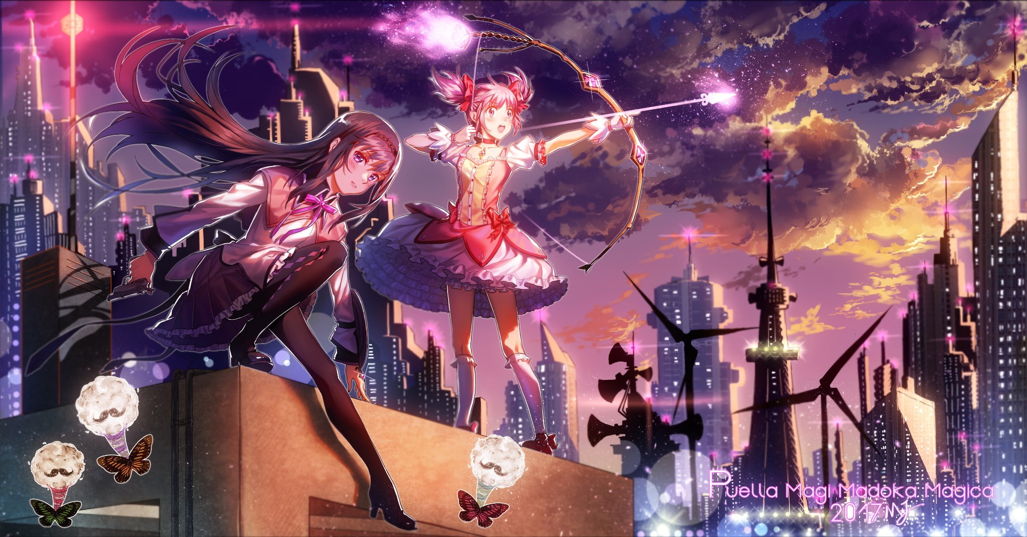 1080P, puella magi madoka magica, HD Wallpaper