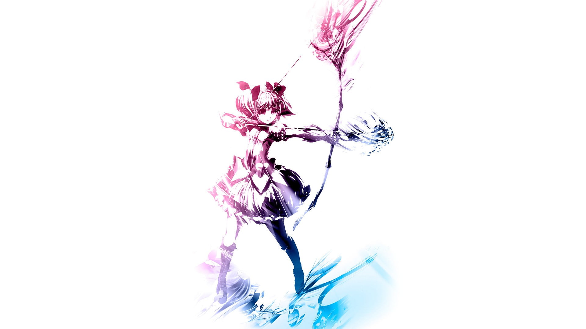 freshness, purple, studio shot, pink color, vulnerability, white background, beauty in nature, wilted plant, petal, indoors, flower, copy space, Mahou Shoujo Madoka Magica, HD Wallpaper