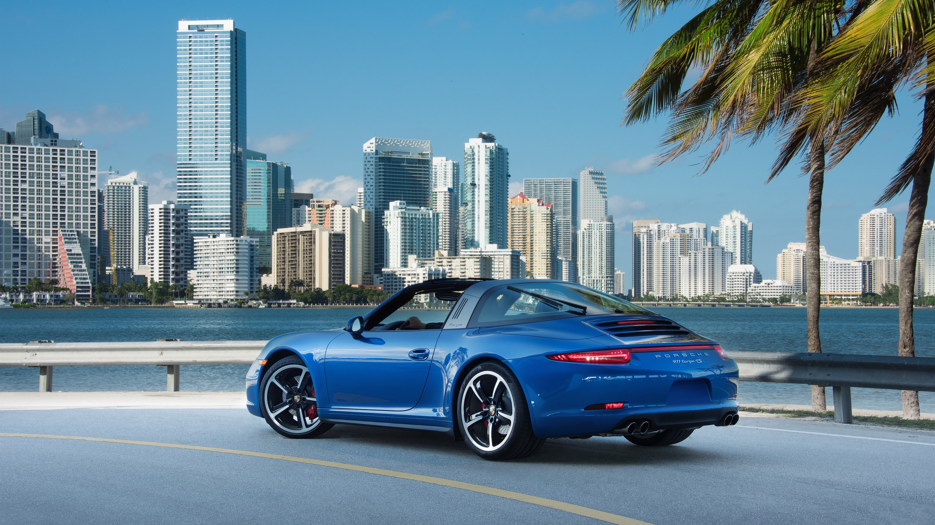 Supercar, s, Blue, 4S, 911, Porsche, City, Targa, 4K, HD Wallpaper