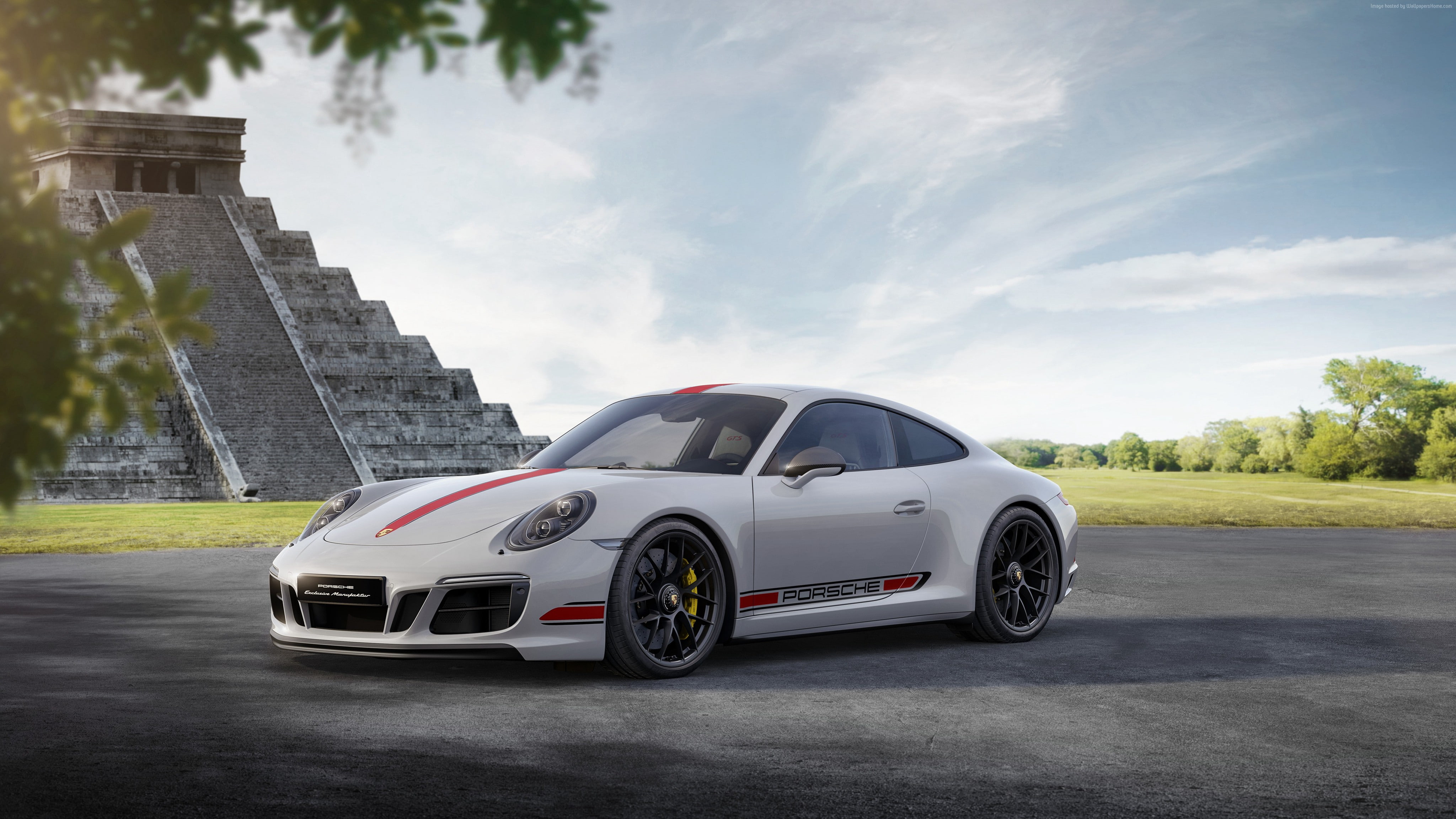 cars 2017, 4K, 4K, Porsche 911 Carrera GTS Coupe, HD Wallpaper