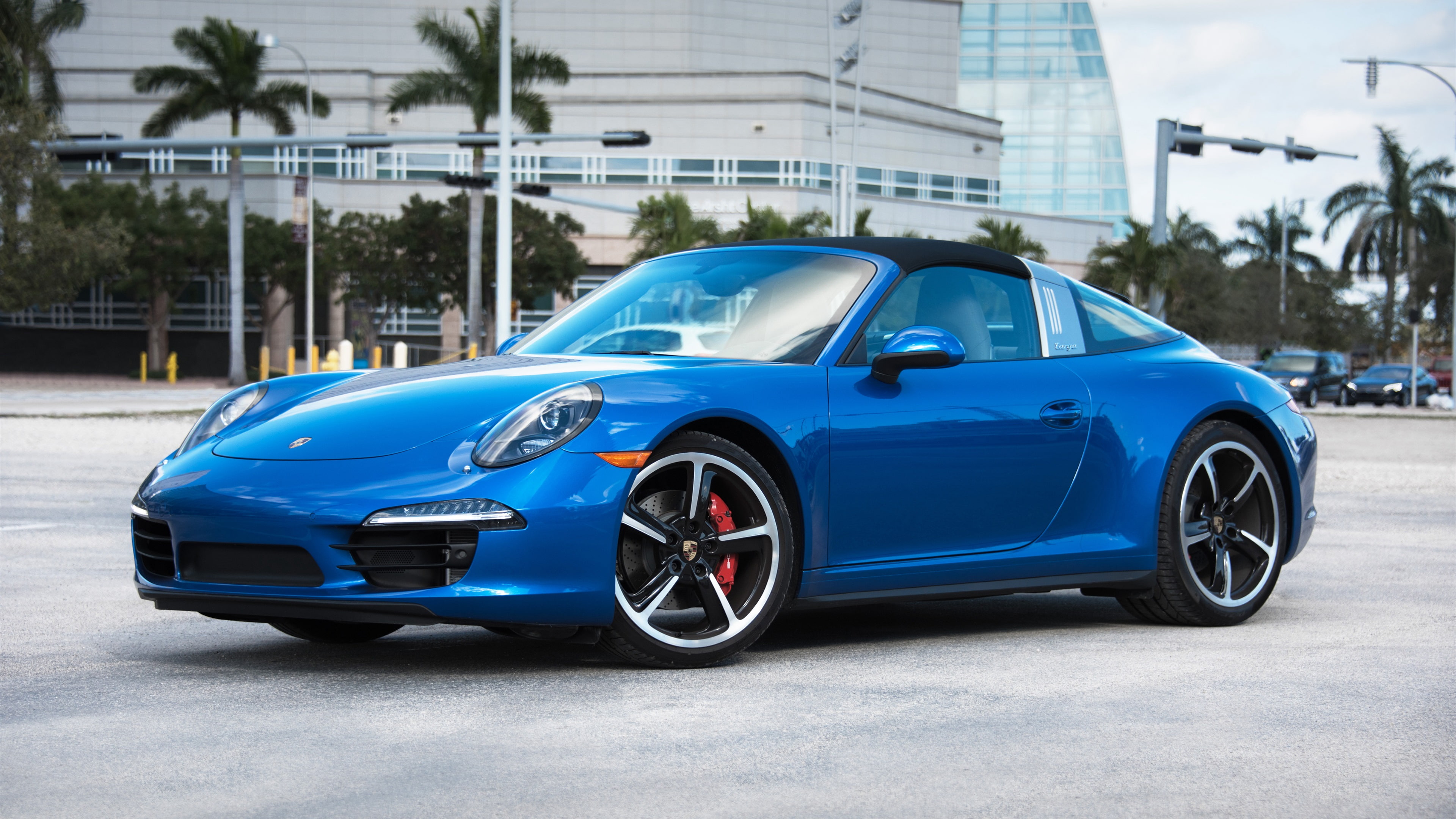 4S, s, Porsche, Side, 4K, View, 911, Targa, Supercar, Blue, boxster, HD Wallpaper