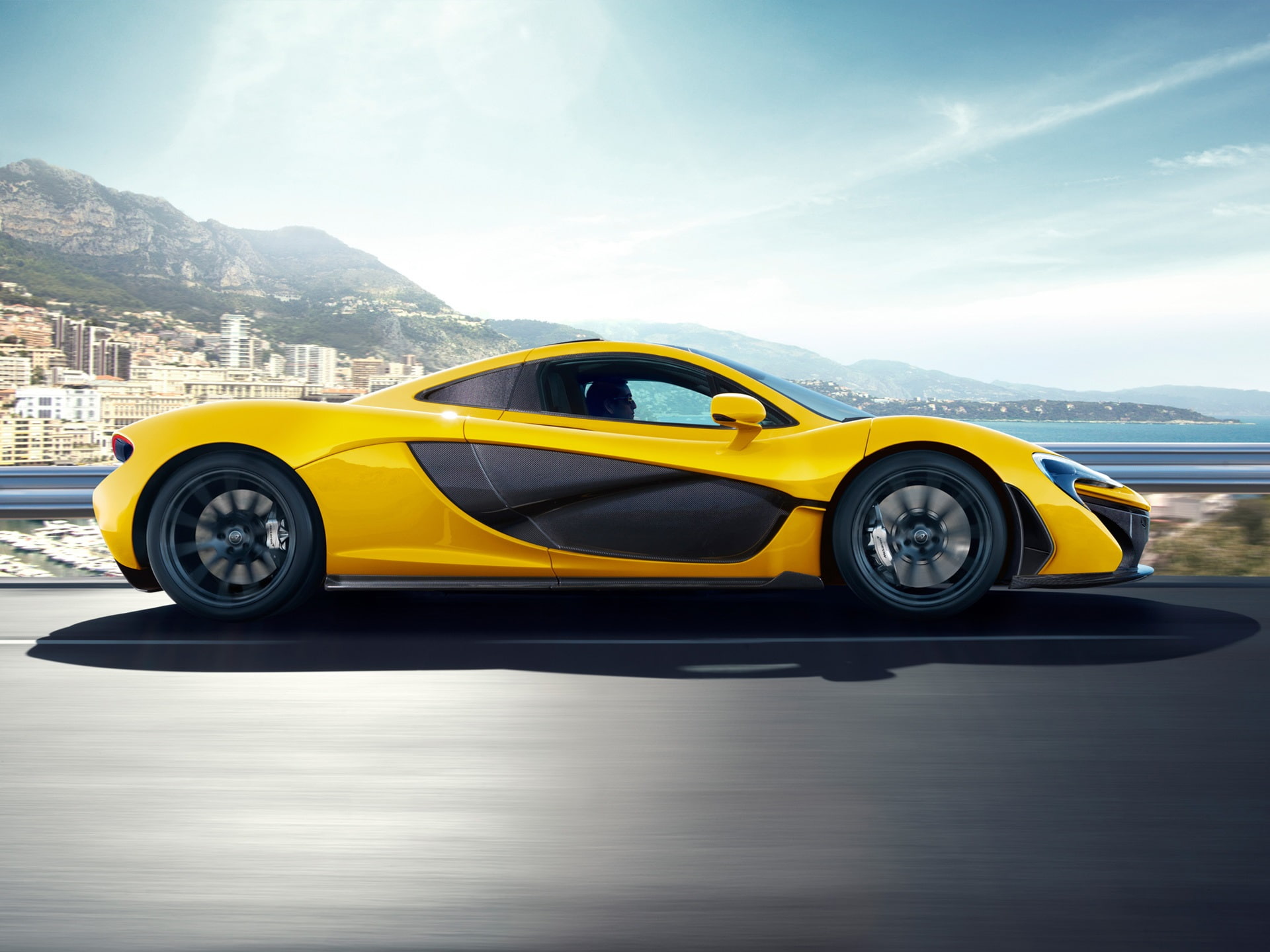 Car, McLaren, Yellow, p, View, 1080P, Side, HD Wallpaper