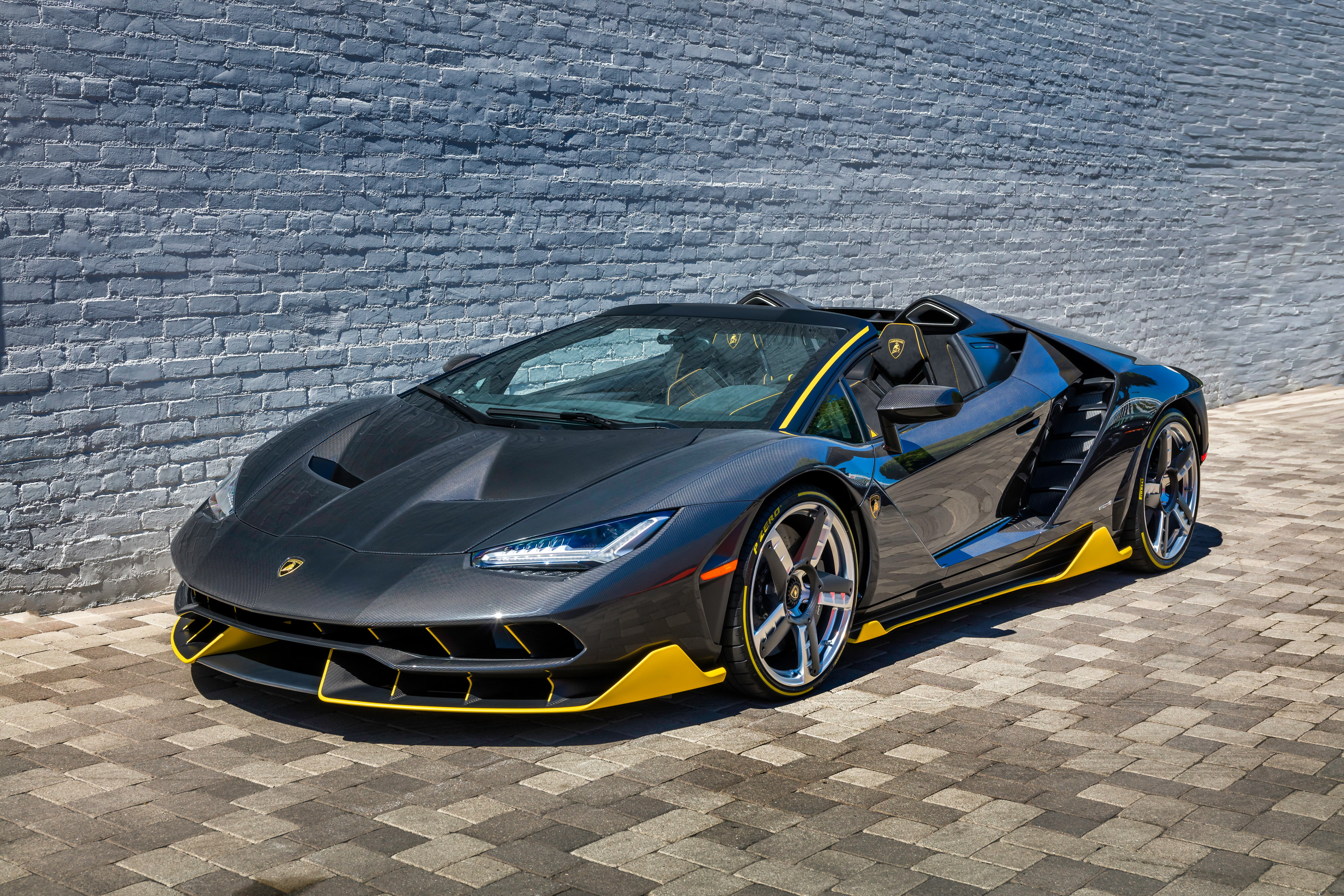 2K, Lamborghini Centenario Roadster, HD Wallpaper