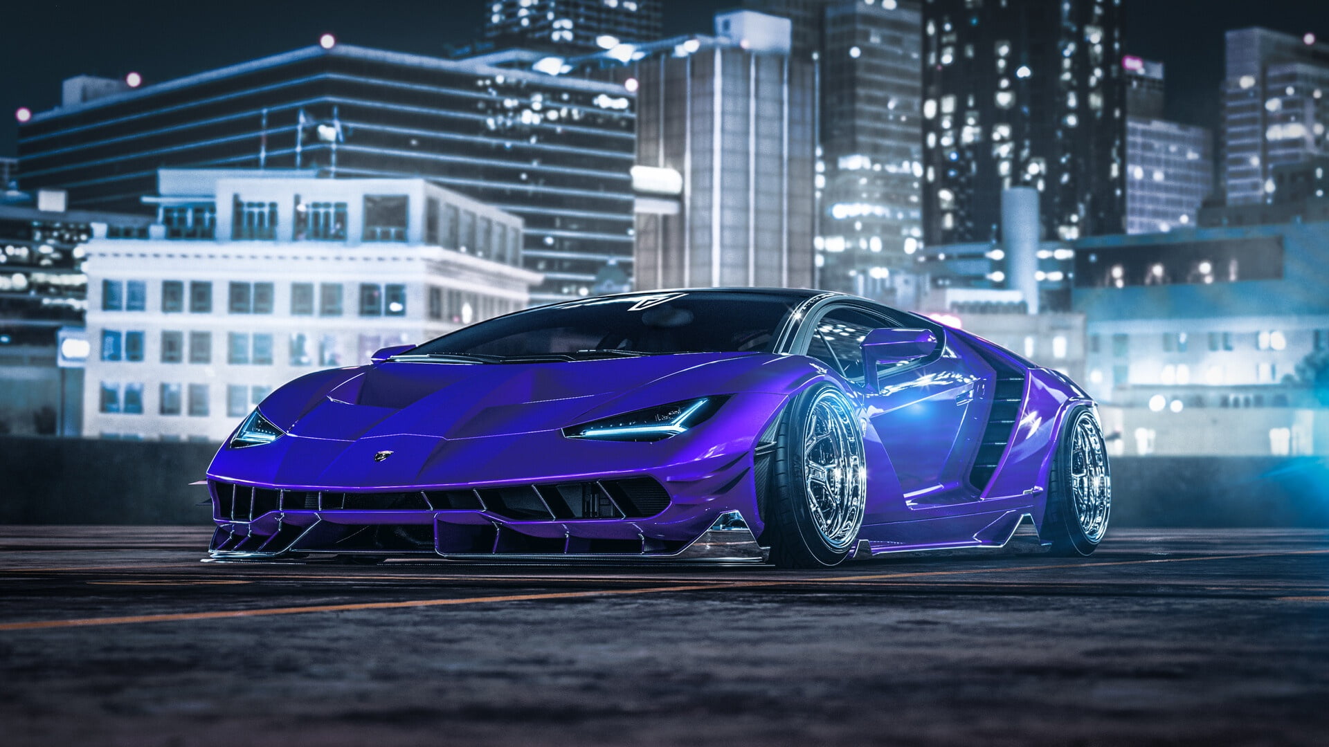 1080P, car, Lamborghini, vehicle, Lamborghini Centenario, HD Wallpaper