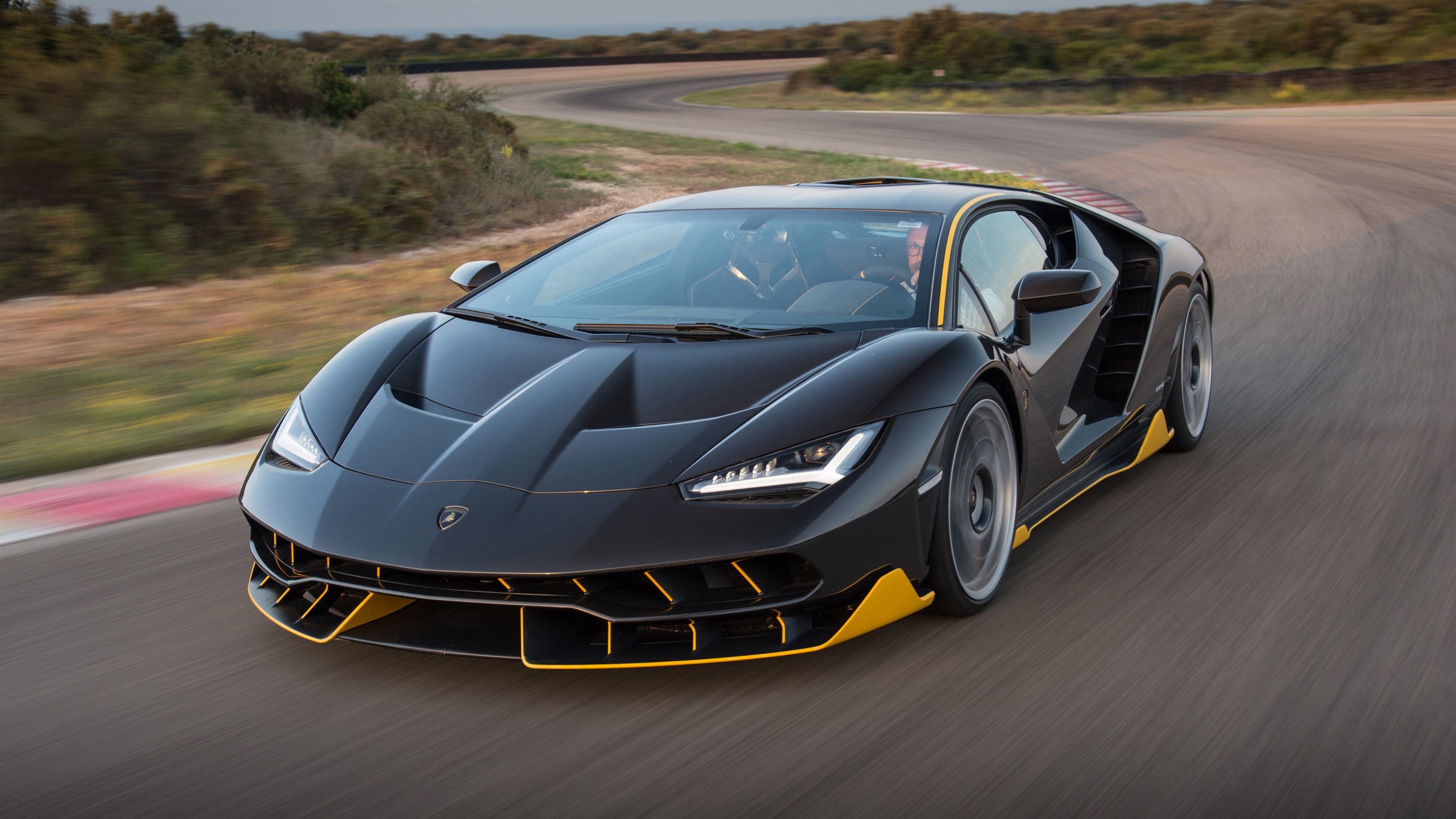Supercar, Coupe, Centenario, Lamborghini, View, 4K, Front, HD Wallpaper