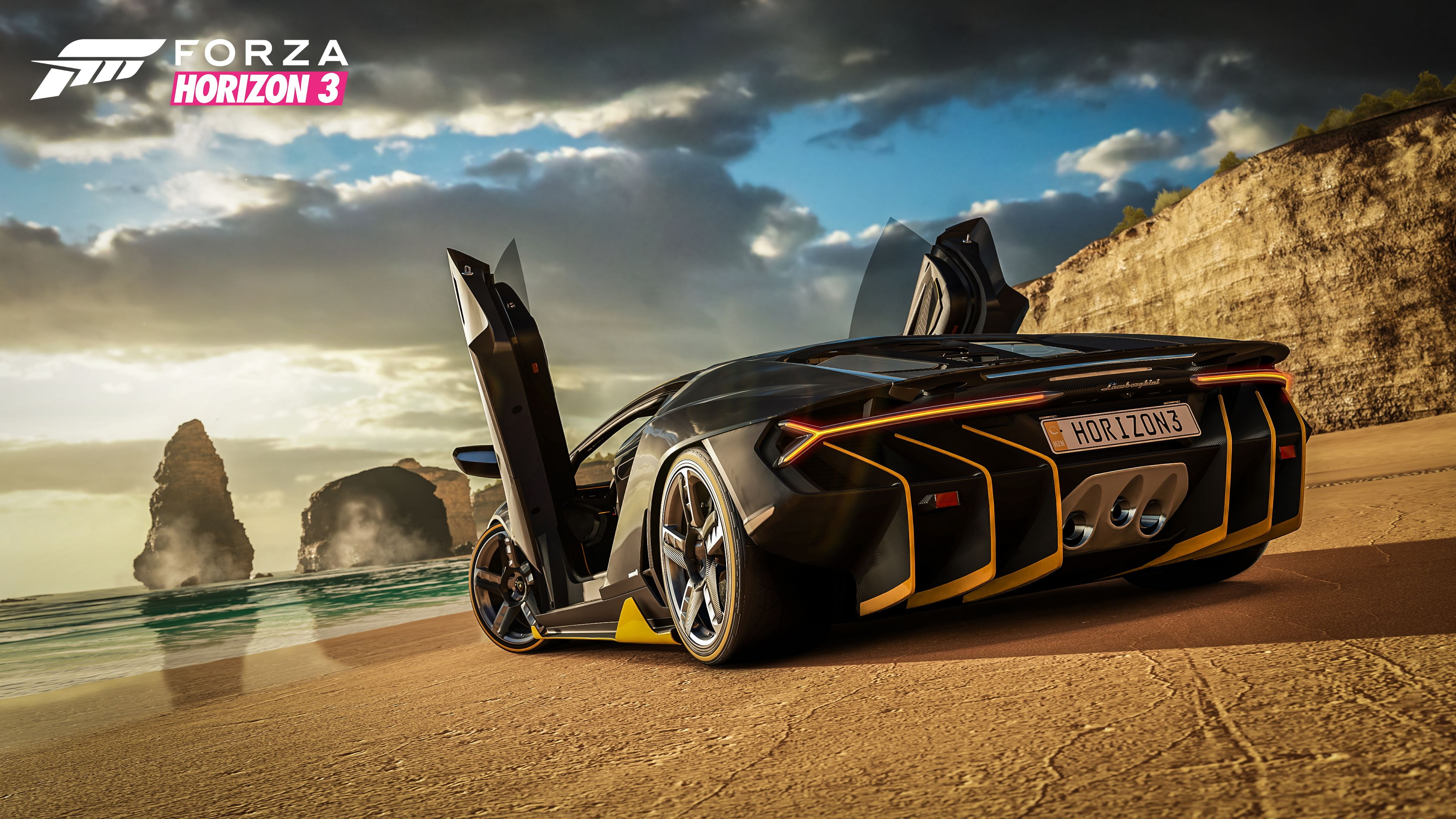 Lamborghini Centenario, Forza Horizon 3, 4K, 4K, HD Wallpaper