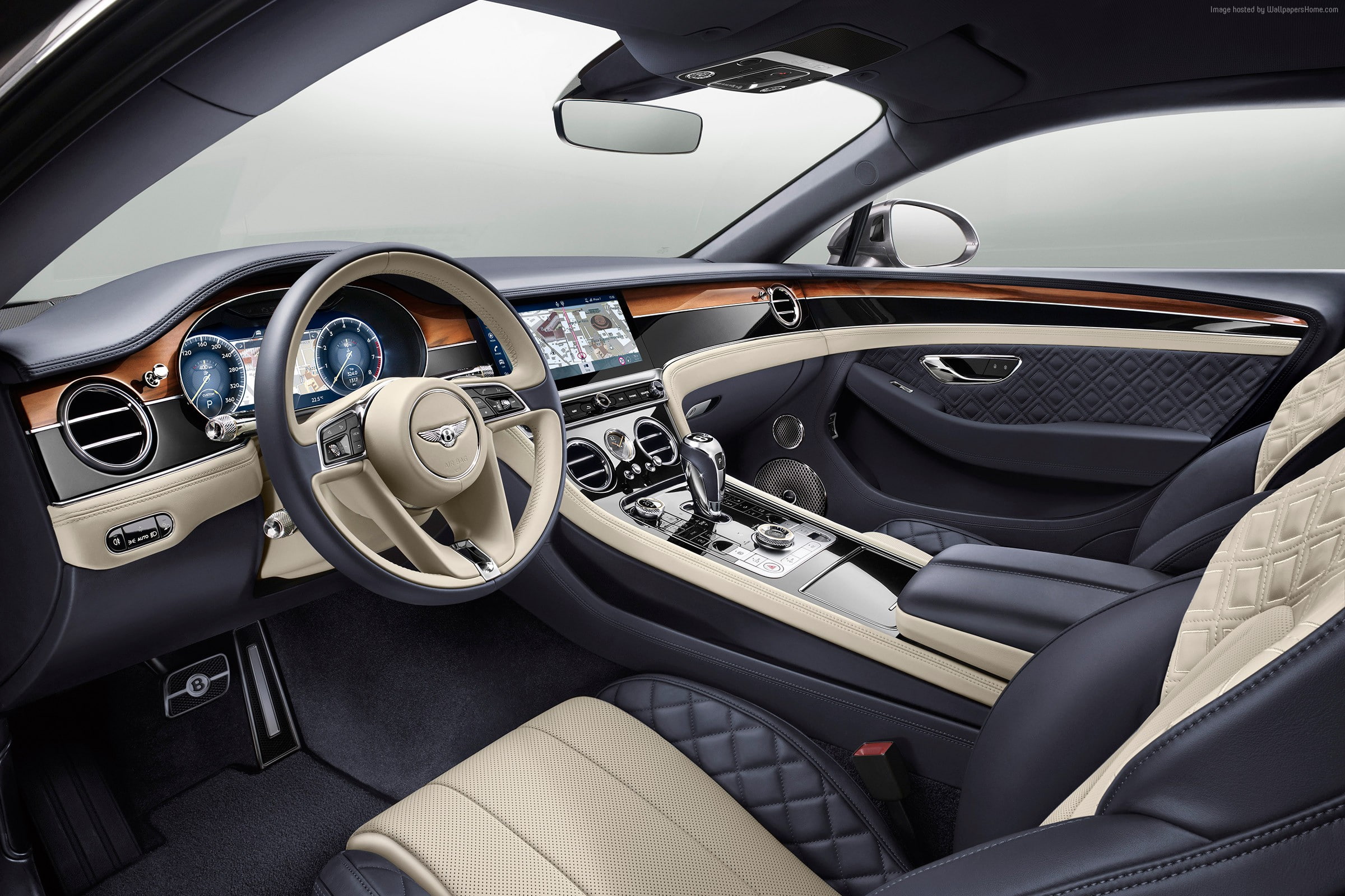 1080P, 2019 Cars, Bentley Continental GT, HD Wallpaper
