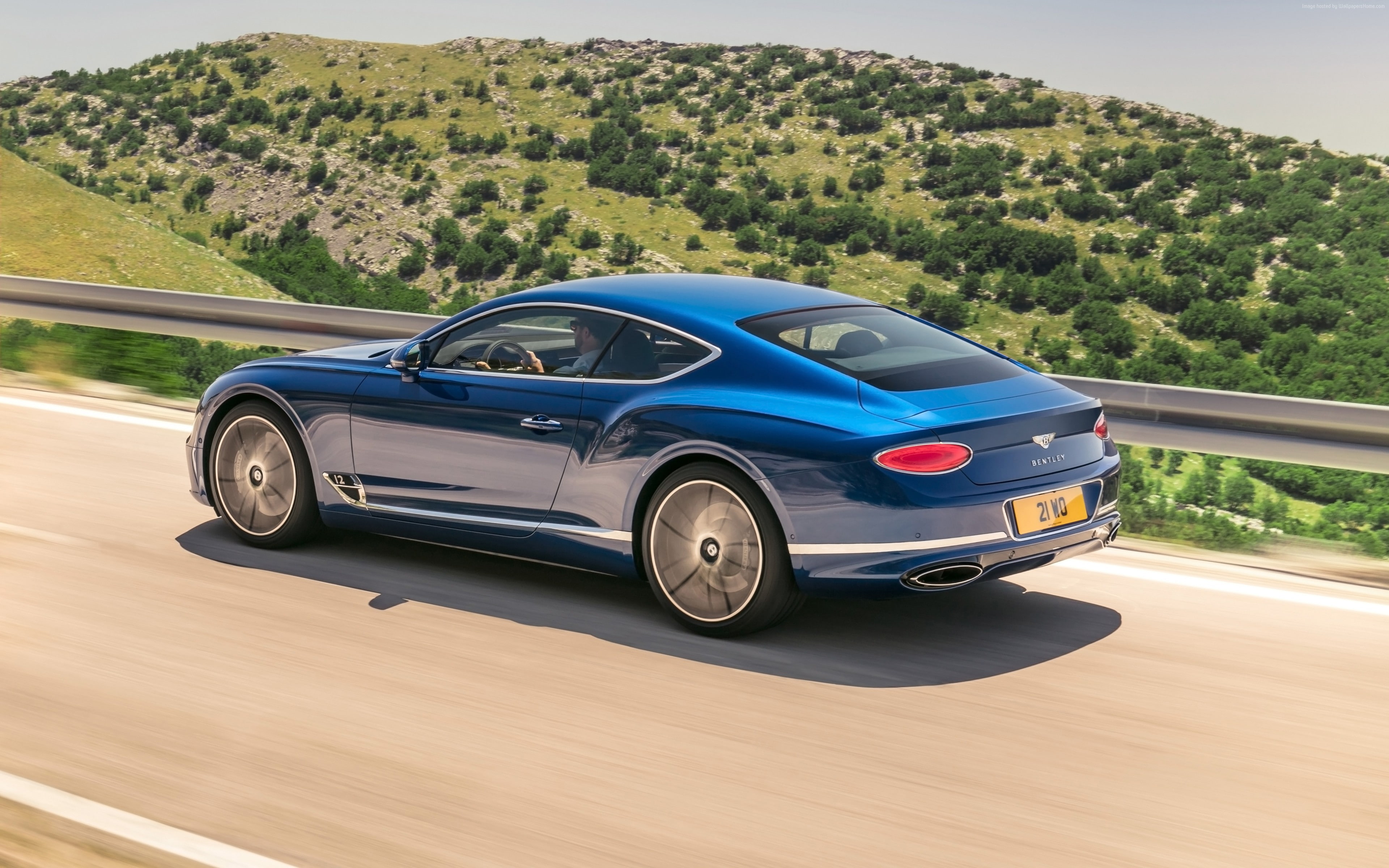 4K, 4K, Bentley Continental GT, 2019 Cars, HD Wallpaper